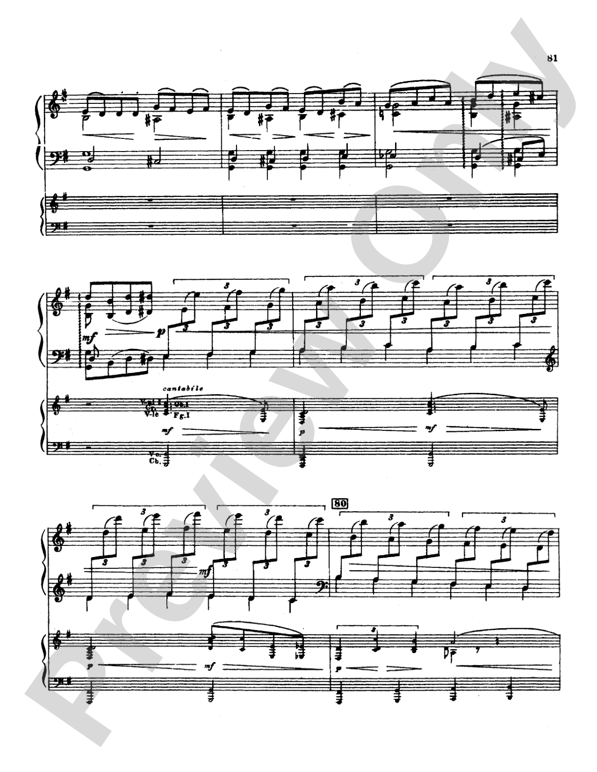 Tchaikovsky: Allegro Brillante (1st movement of Piano Concerto No. 3, Op. 75): Piano Duo (2 Pianos, 4 Hands) Book (2 copies required)