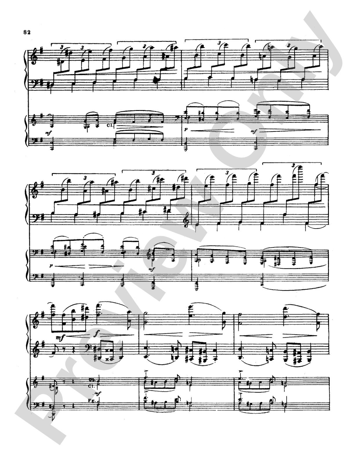Tchaikovsky: Allegro Brillante (1st movement of Piano Concerto No. 3, Op. 75): Piano Duo (2 Pianos, 4 Hands) Book (2 copies required)