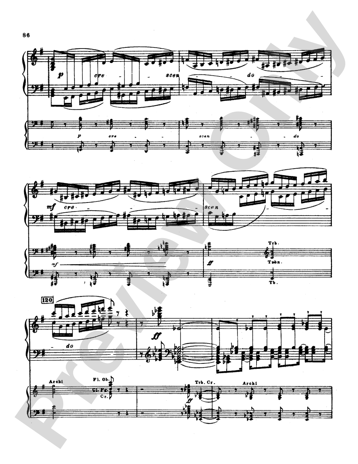 Tchaikovsky: Allegro Brillante (1st movement of Piano Concerto No. 3, Op. 75): Piano Duo (2 Pianos, 4 Hands) Book (2 copies required)