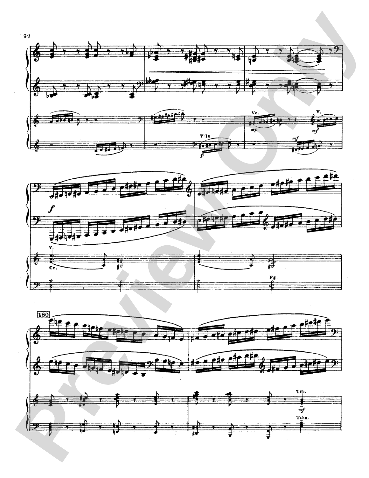Tchaikovsky: Allegro Brillante (1st movement of Piano Concerto No. 3, Op. 75): Piano Duo (2 Pianos, 4 Hands) Book (2 copies required)