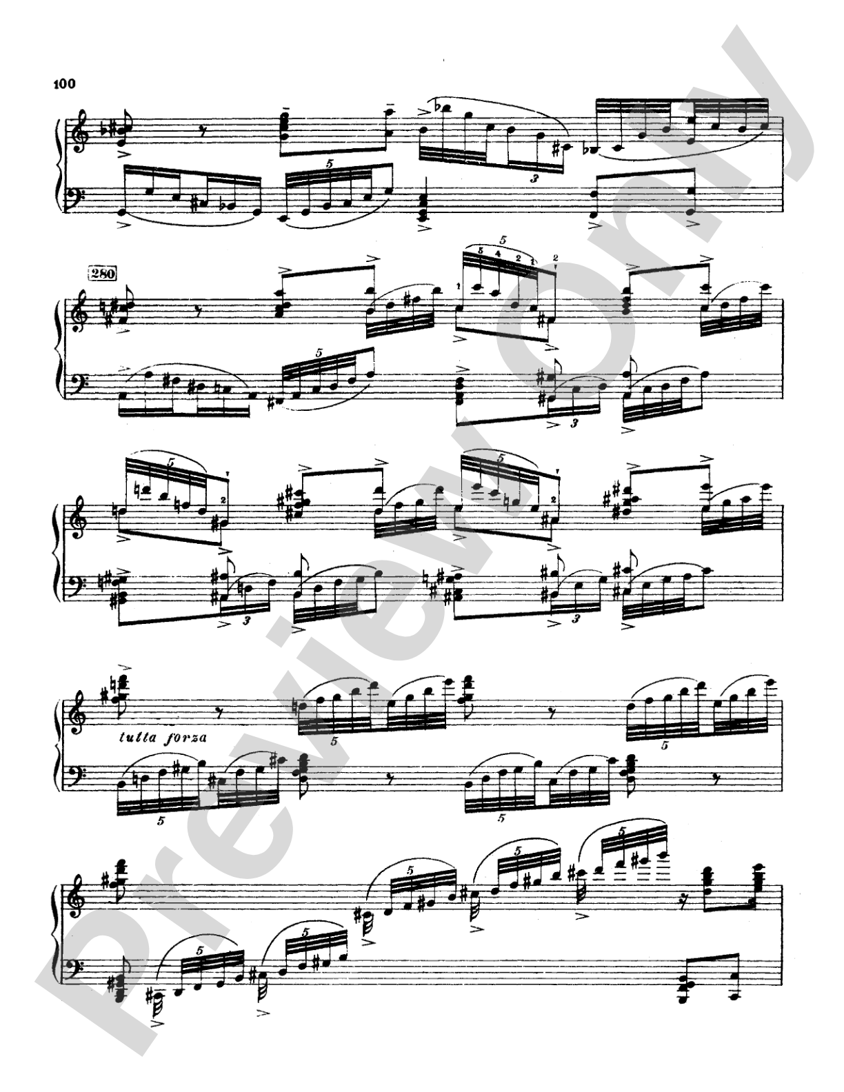 Tchaikovsky: Allegro Brillante (1st movement of Piano Concerto No. 3, Op. 75): Piano Duo (2 Pianos, 4 Hands) Book (2 copies required)