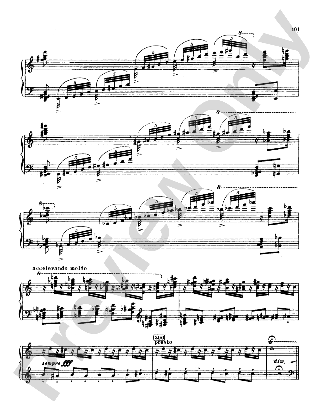 Tchaikovsky: Allegro Brillante (1st movement of Piano Concerto No. 3, Op. 75): Piano Duo (2 Pianos, 4 Hands) Book (2 copies required)