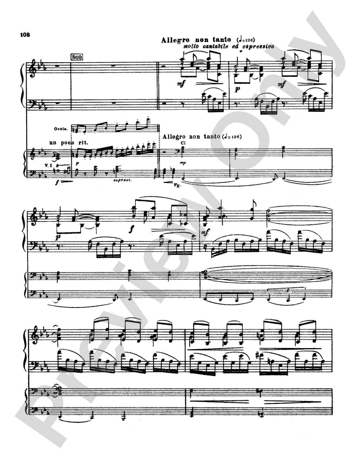 Tchaikovsky: Allegro Brillante (1st movement of Piano Concerto No. 3, Op. 75): Piano Duo (2 Pianos, 4 Hands) Book (2 copies required)