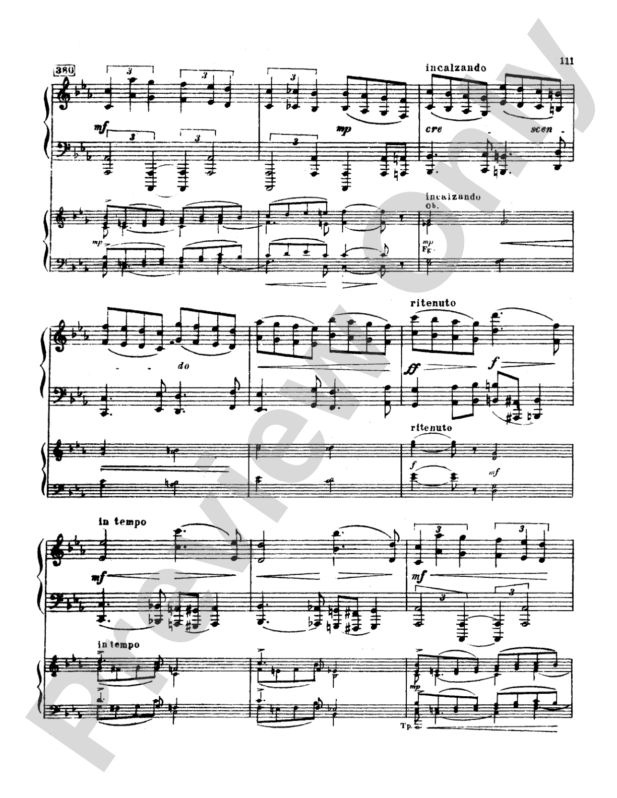 Tchaikovsky: Allegro Brillante (1st movement of Piano Concerto No. 3, Op. 75): Piano Duo (2 Pianos, 4 Hands) Book (2 copies required)