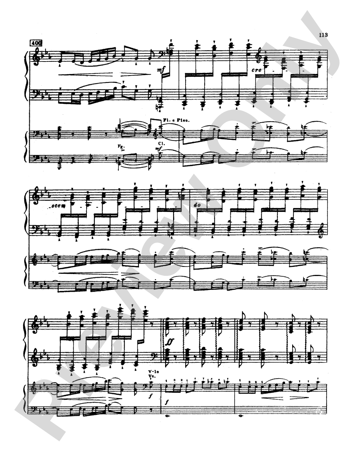 Tchaikovsky: Allegro Brillante (1st movement of Piano Concerto No. 3, Op. 75): Piano Duo (2 Pianos, 4 Hands) Book (2 copies required)