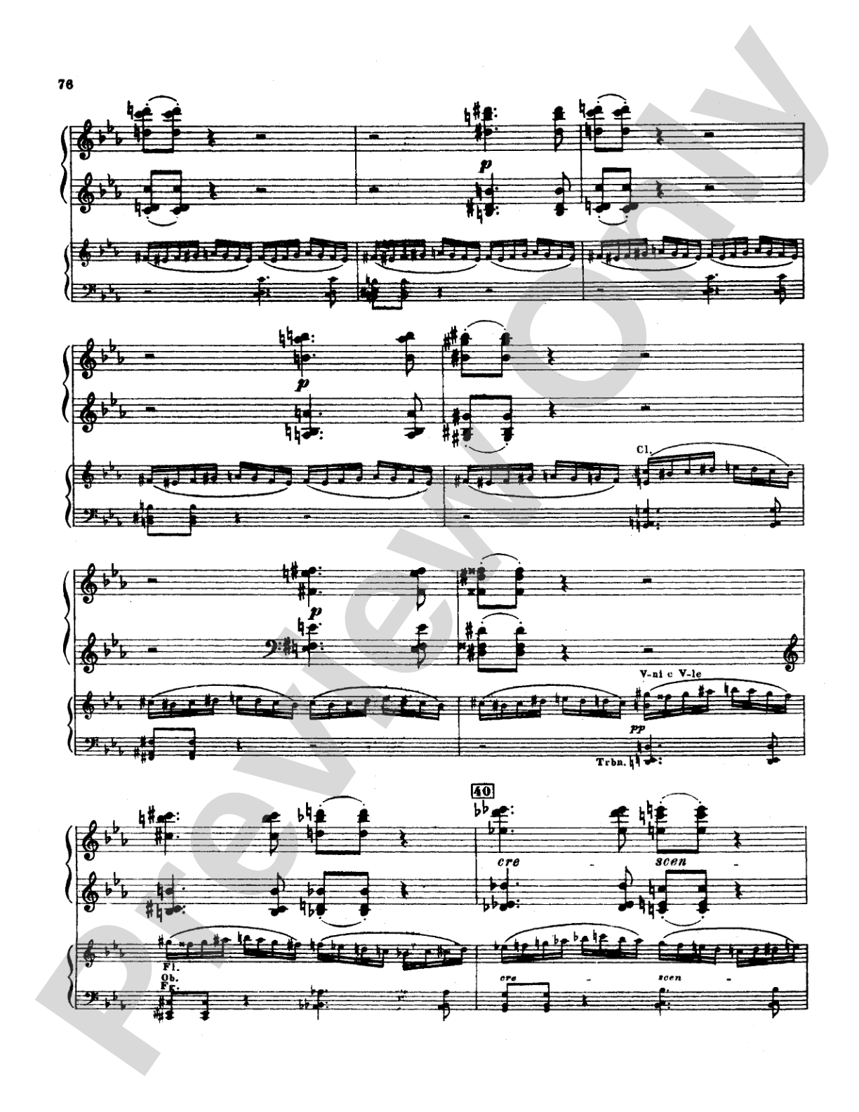 Tchaikovsky: Allegro Brillante (1st movement of Piano Concerto No. 3, Op. 75): Piano Duo (2 Pianos, 4 Hands) Book (2 copies required)