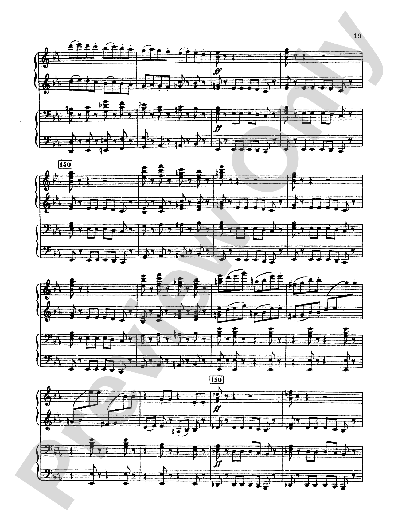 Tchaikovsky: Symphony No. 2 in C Minor, Op. 17 "Little Russian": Piano Duo (2 Pianos, 4 Hands) Book