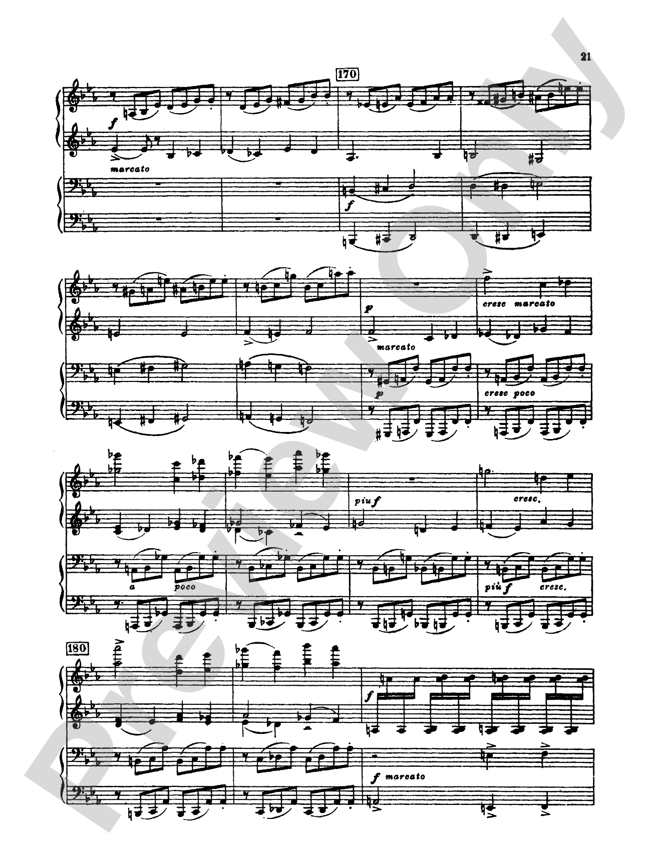 Tchaikovsky: Symphony No. 2 in C Minor, Op. 17 "Little Russian": Piano Duo (2 Pianos, 4 Hands) Book