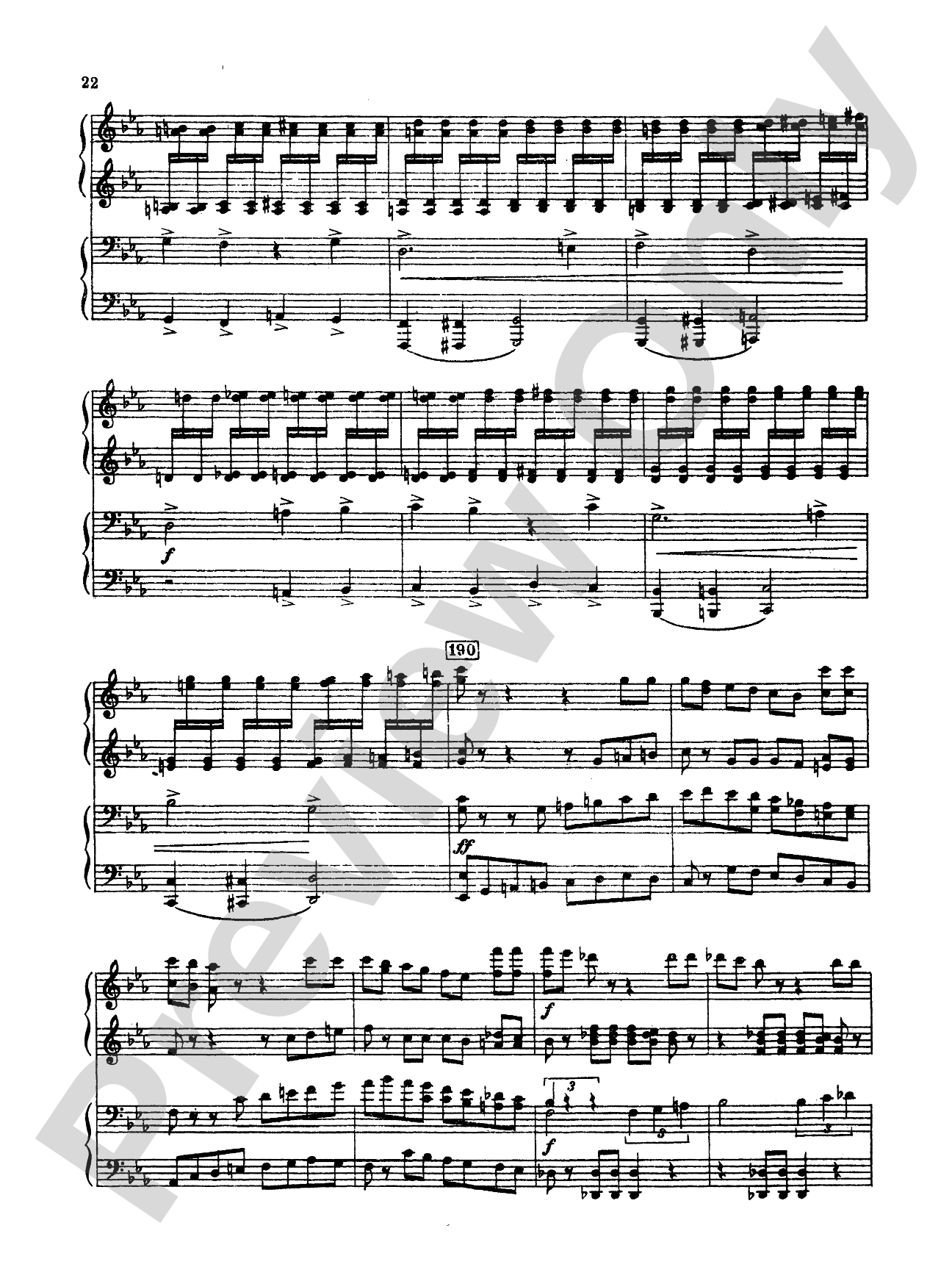 Tchaikovsky: Symphony No. 2 in C Minor, Op. 17 "Little Russian": Piano Duo (2 Pianos, 4 Hands) Book