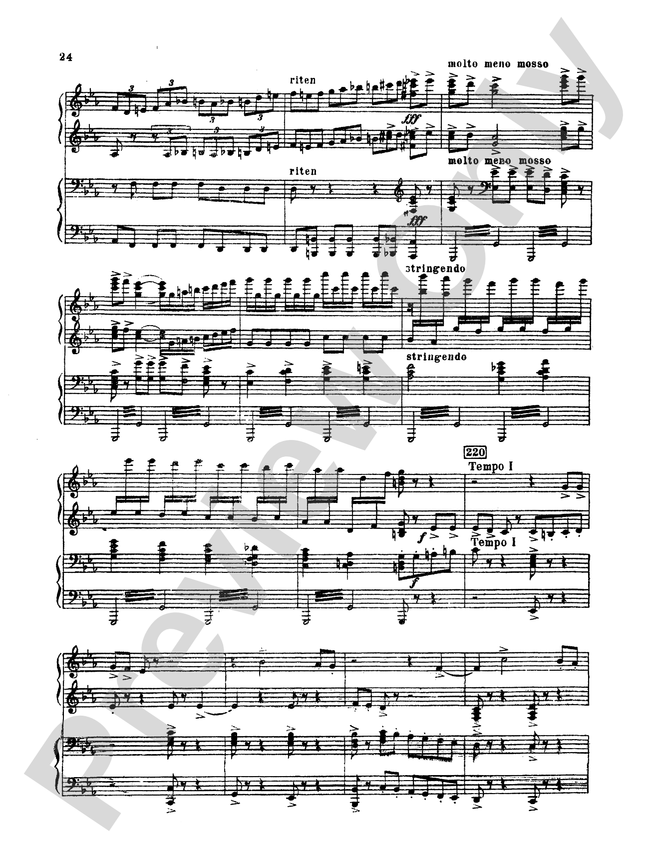 Tchaikovsky: Symphony No. 2 in C Minor, Op. 17 "Little Russian": Piano Duo (2 Pianos, 4 Hands) Book