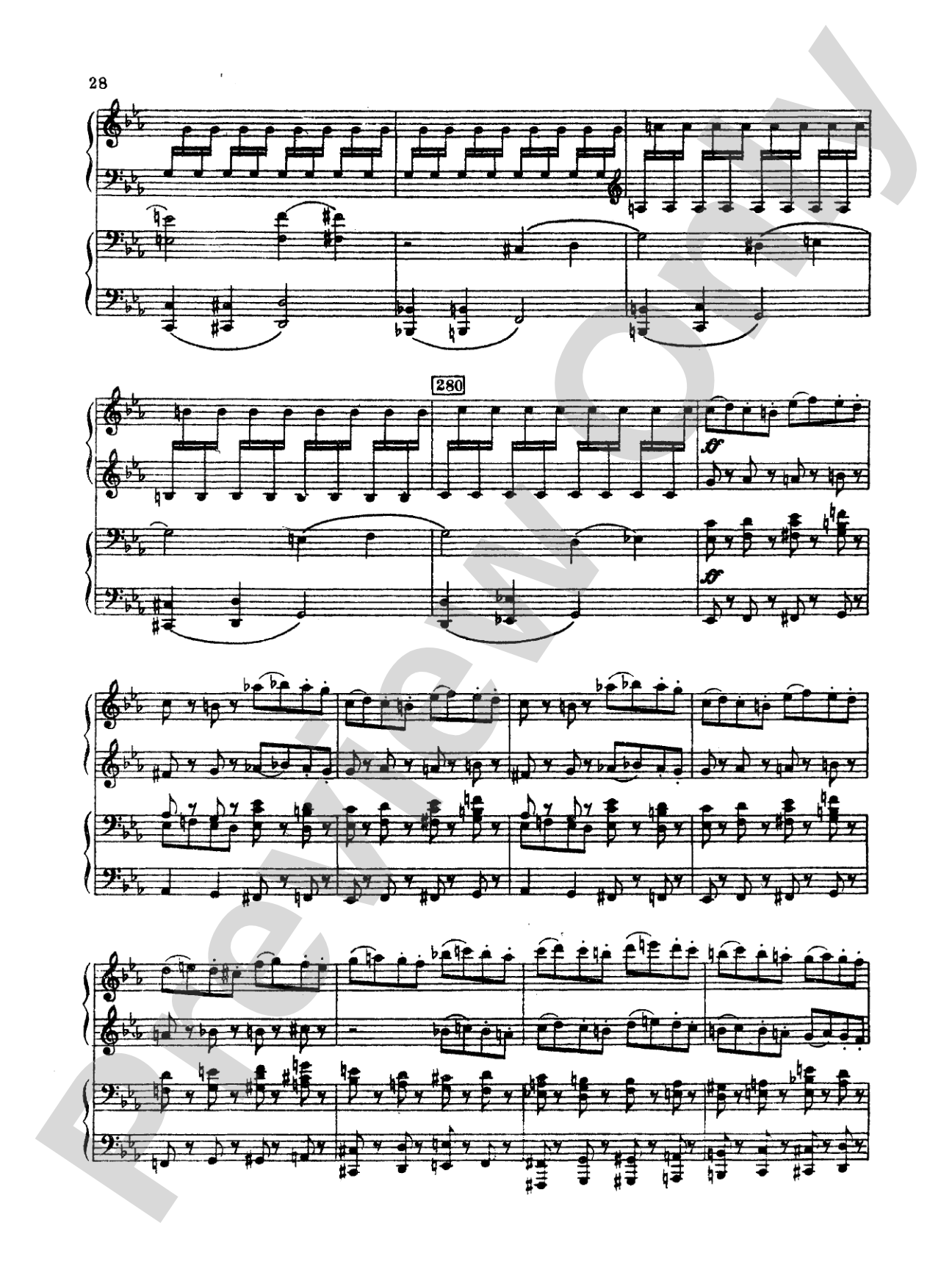 Tchaikovsky: Symphony No. 2 in C Minor, Op. 17 "Little Russian": Piano Duo (2 Pianos, 4 Hands) Book