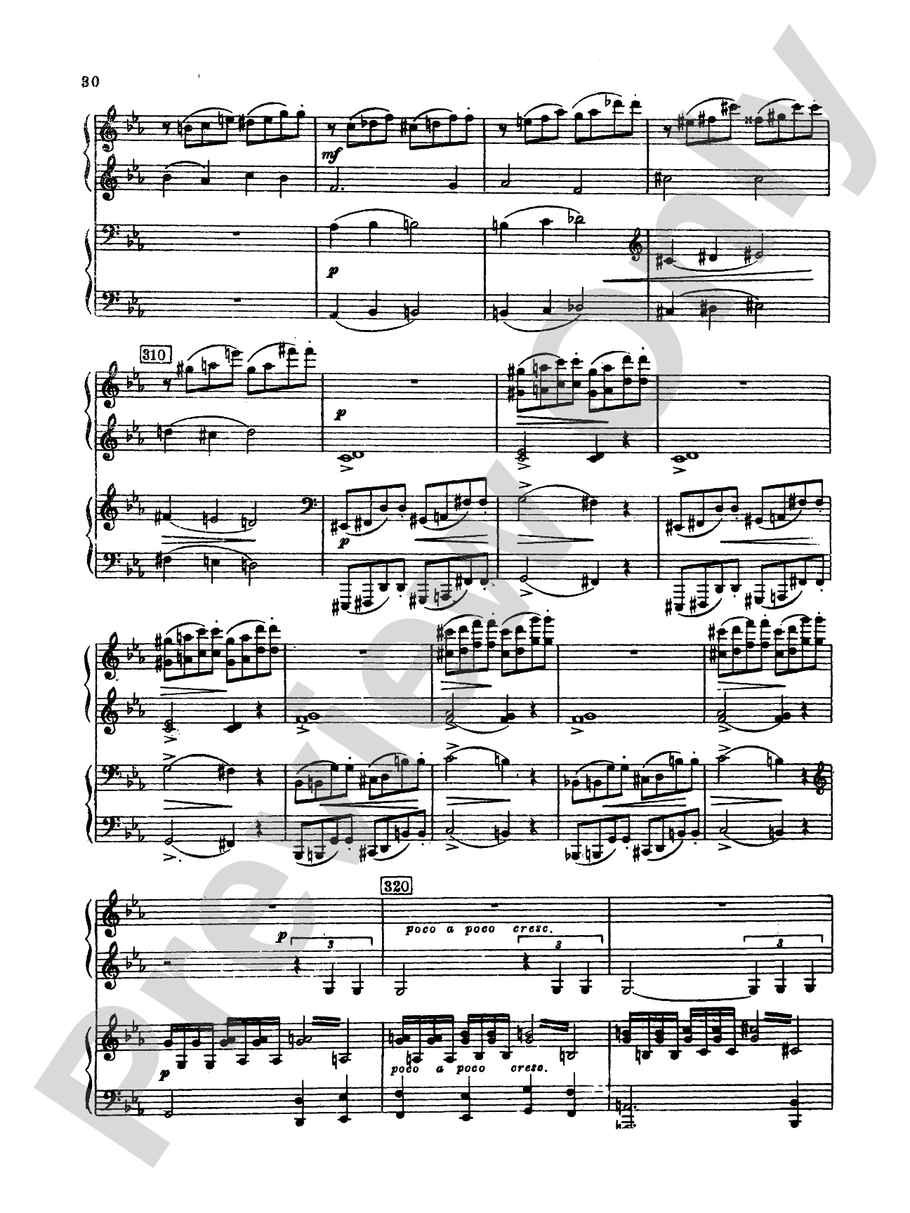 Tchaikovsky: Symphony No. 2 in C Minor, Op. 17 "Little Russian": Piano Duo (2 Pianos, 4 Hands) Book