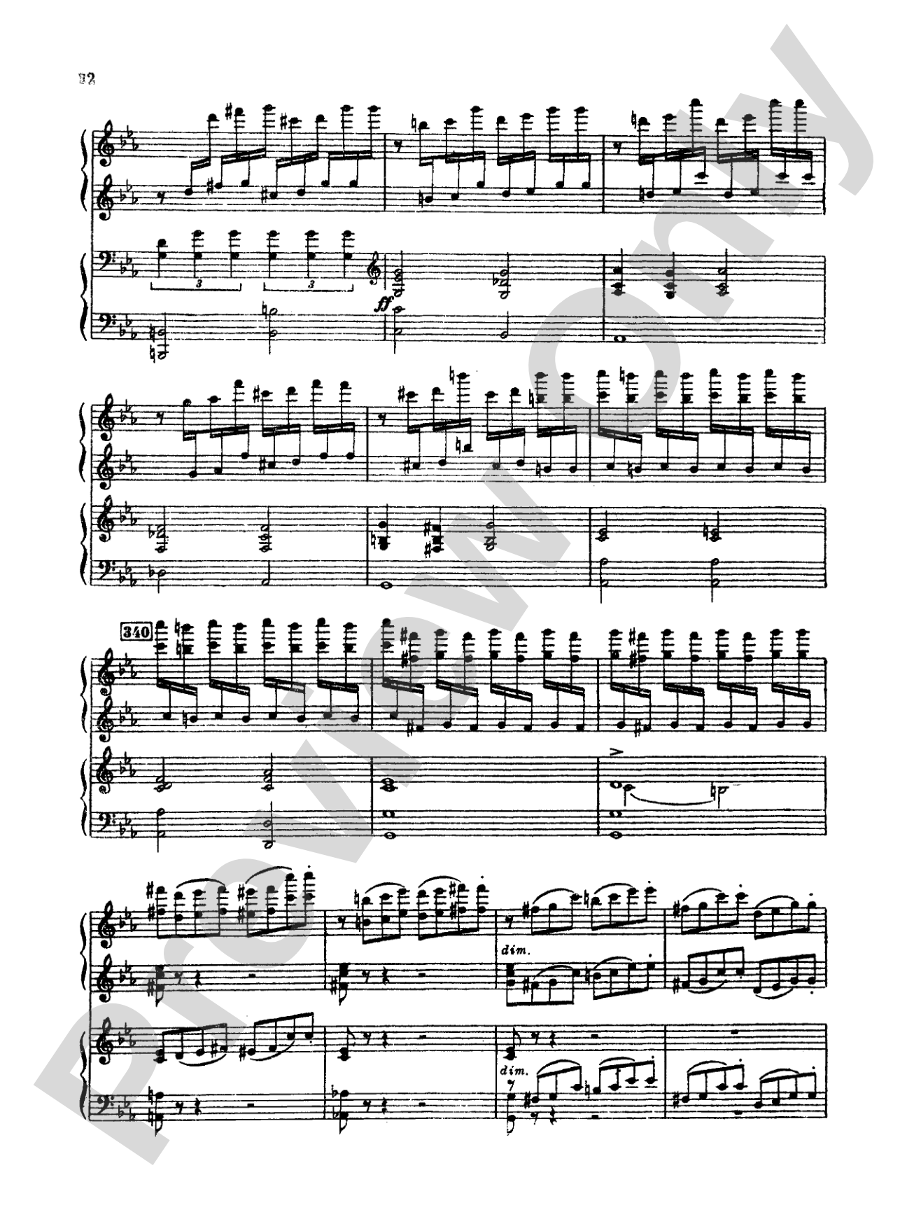 Tchaikovsky: Symphony No. 2 in C Minor, Op. 17 "Little Russian": Piano Duo (2 Pianos, 4 Hands) Book