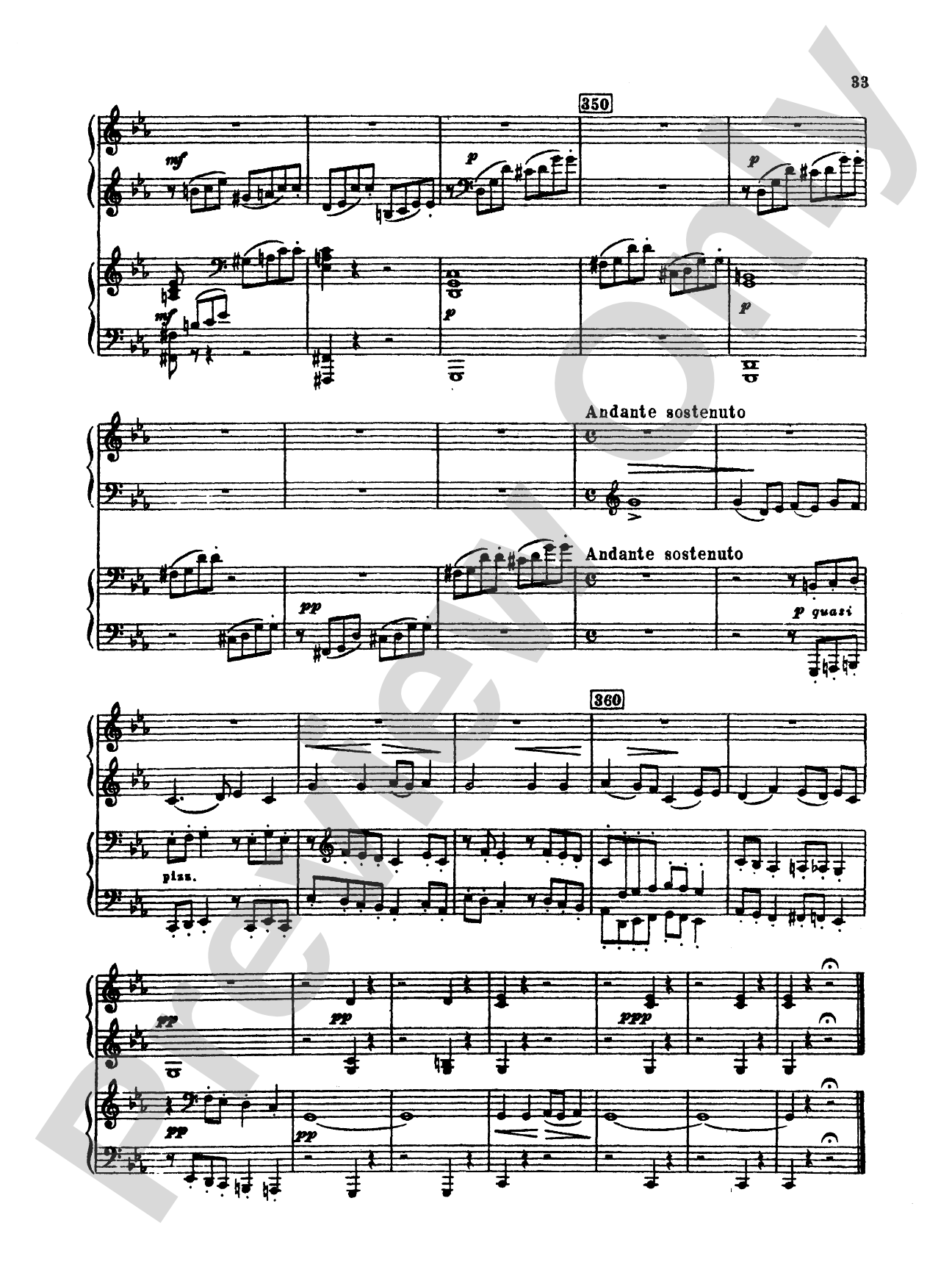 Tchaikovsky: Symphony No. 2 in C Minor, Op. 17 "Little Russian": Piano Duo (2 Pianos, 4 Hands) Book