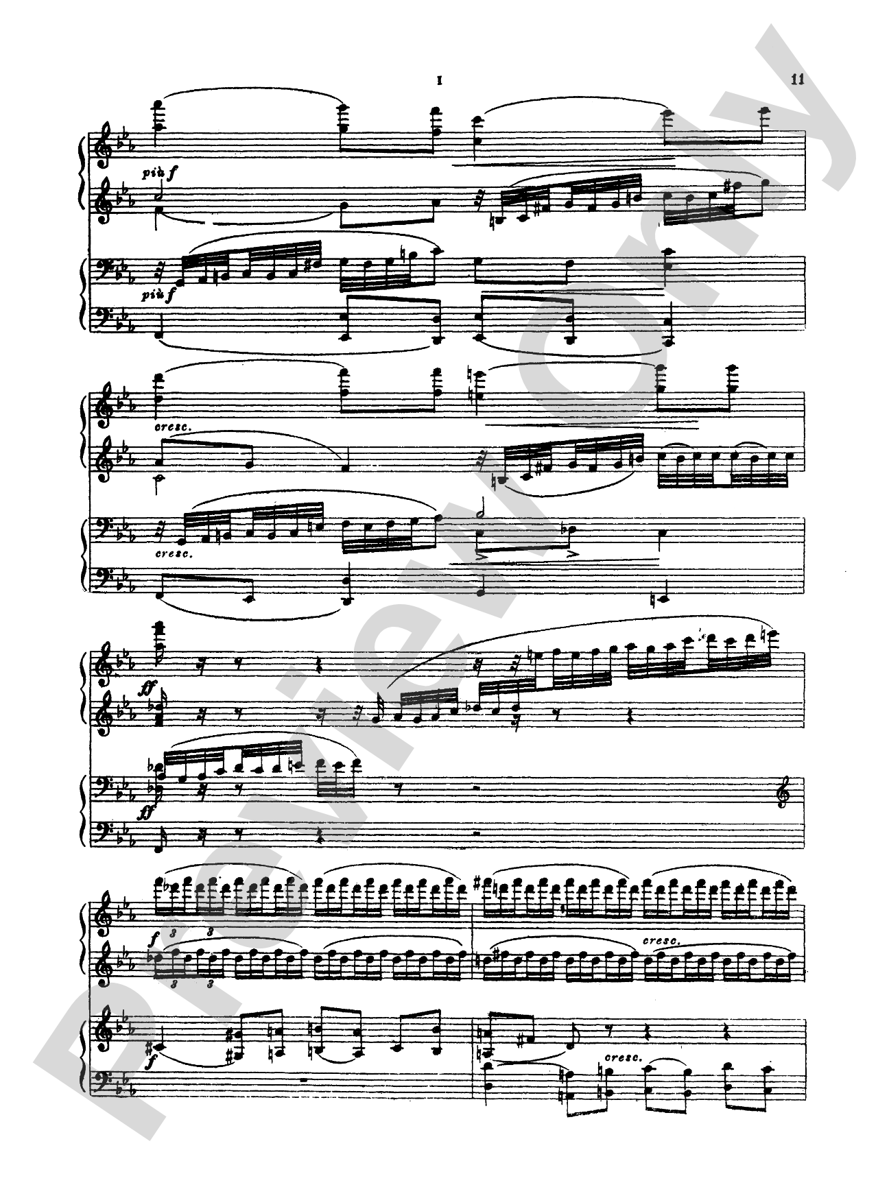Tchaikovsky: Symphony No. 2 in C Minor, Op. 17 "Little Russian": Piano Duo (2 Pianos, 4 Hands) Book