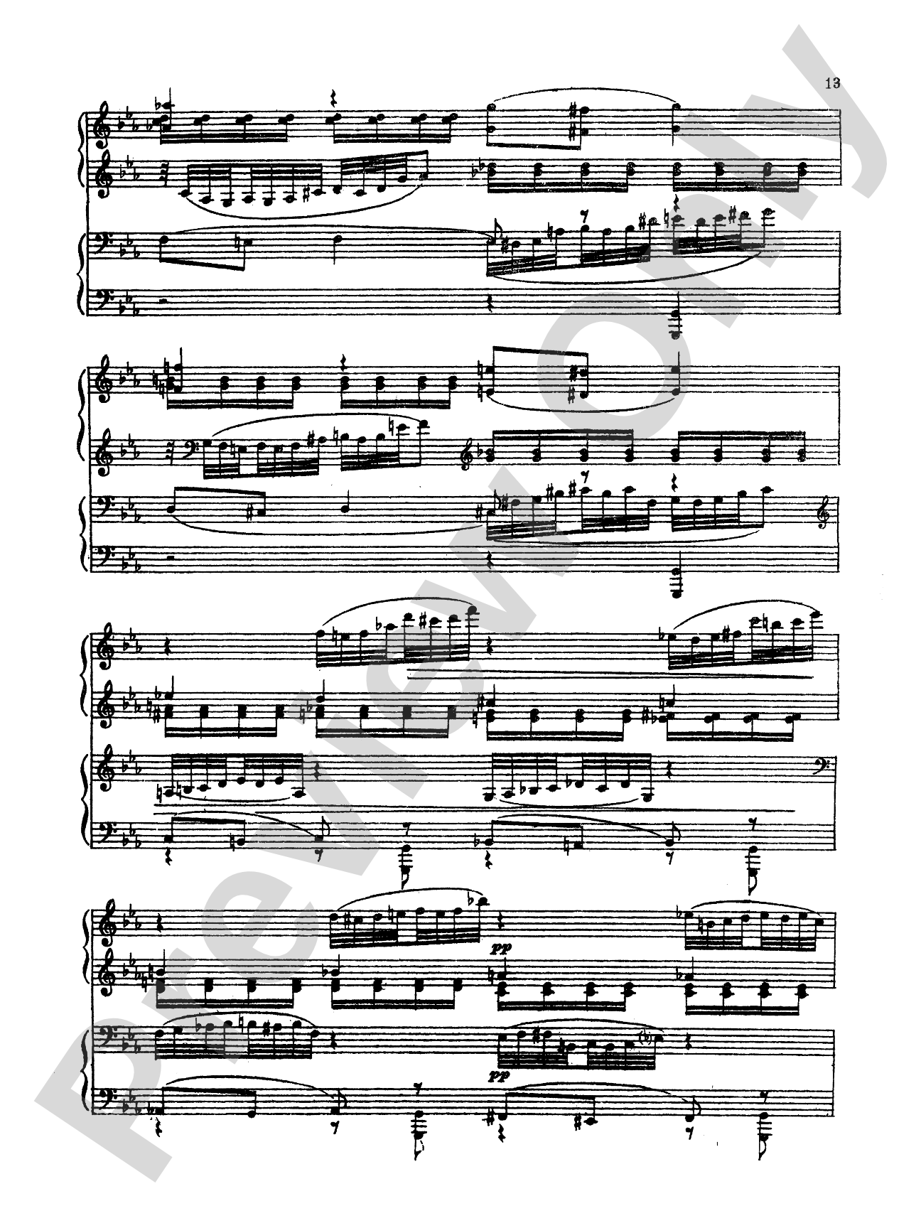 Tchaikovsky: Symphony No. 2 in C Minor, Op. 17 "Little Russian": Piano Duo (2 Pianos, 4 Hands) Book
