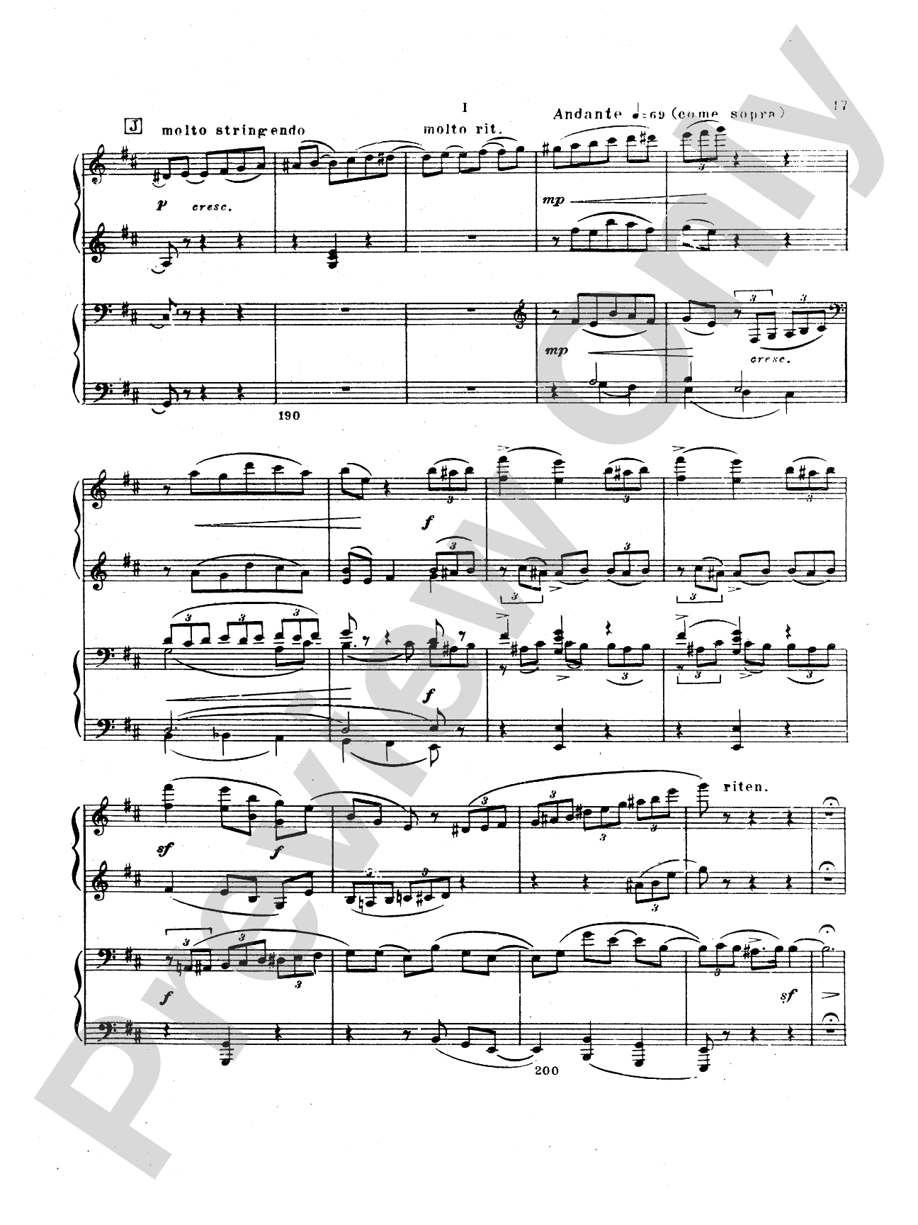 Tchaikovsky: Manfred Symphony, Op. 58: Piano Duet (1 Piano, 4 Hands) Book