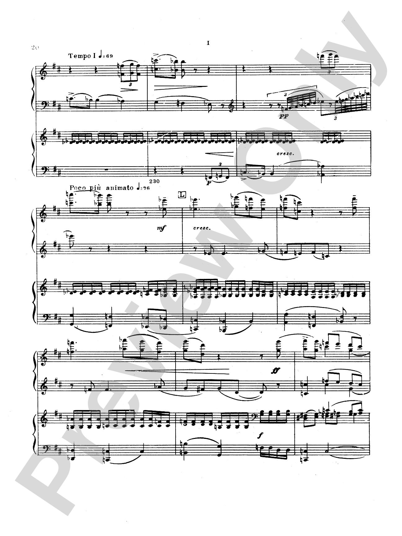 Tchaikovsky: Manfred Symphony, Op. 58: Piano Duet (1 Piano, 4 Hands) Book