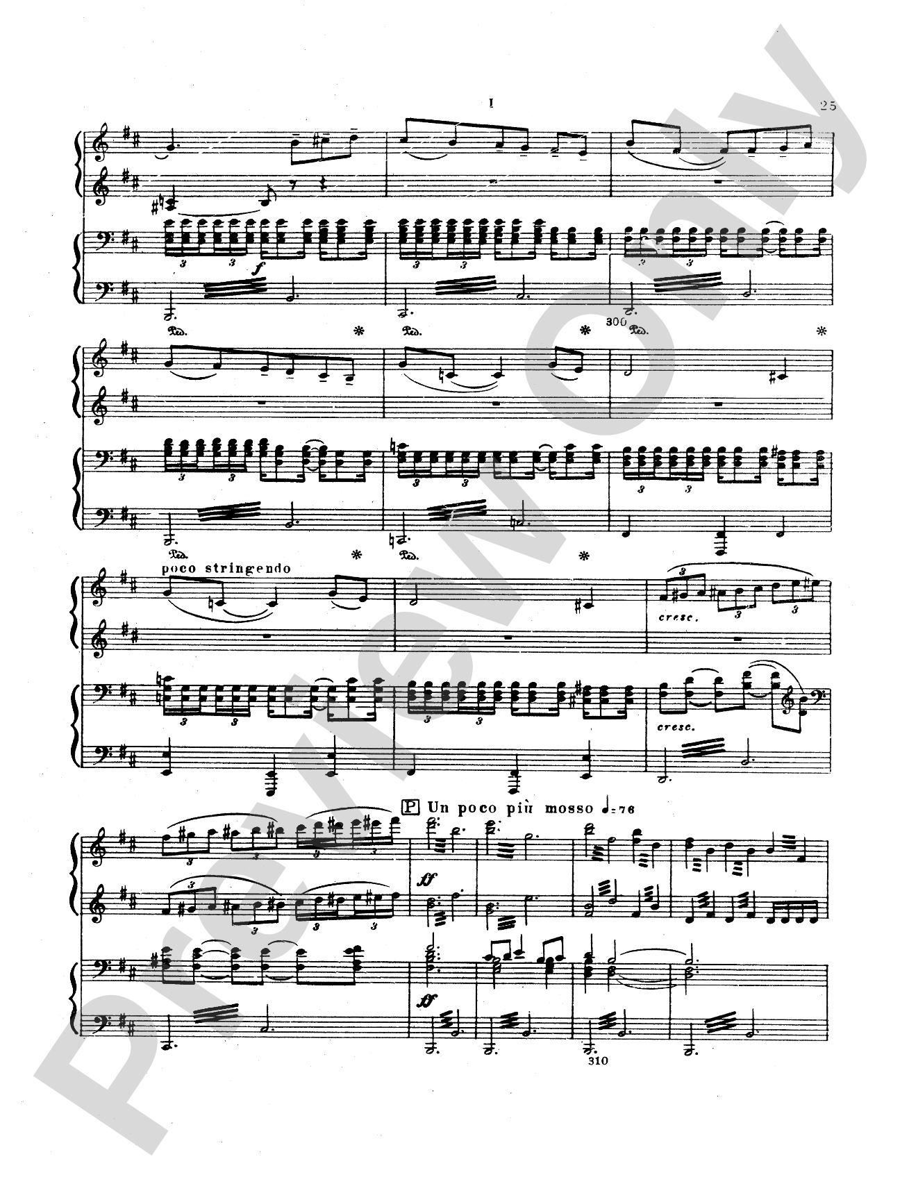 Tchaikovsky: Manfred Symphony, Op. 58: Piano Duet (1 Piano, 4 Hands) Book