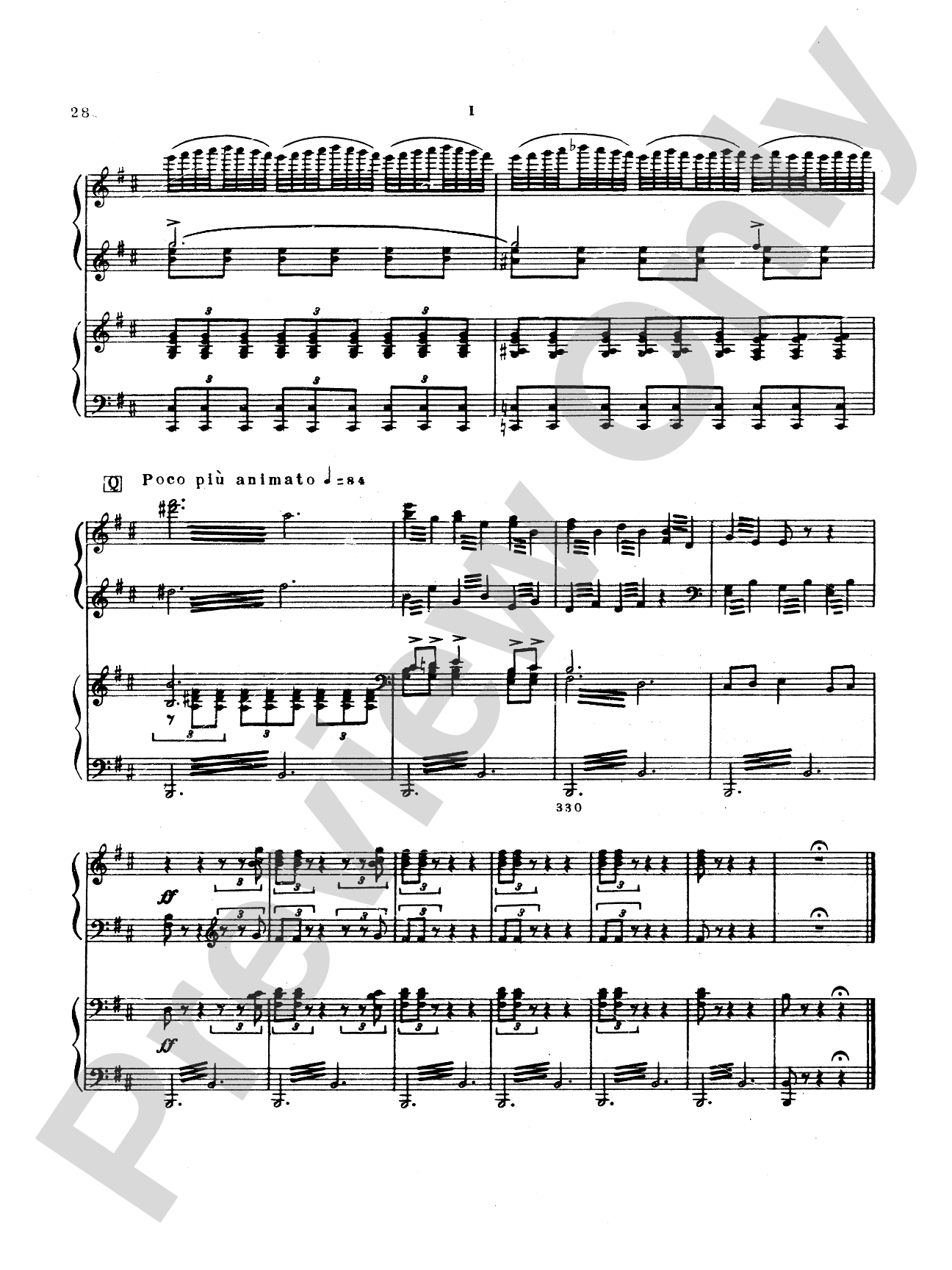 Tchaikovsky: Manfred Symphony, Op. 58: Piano Duet (1 Piano, 4 Hands) Book