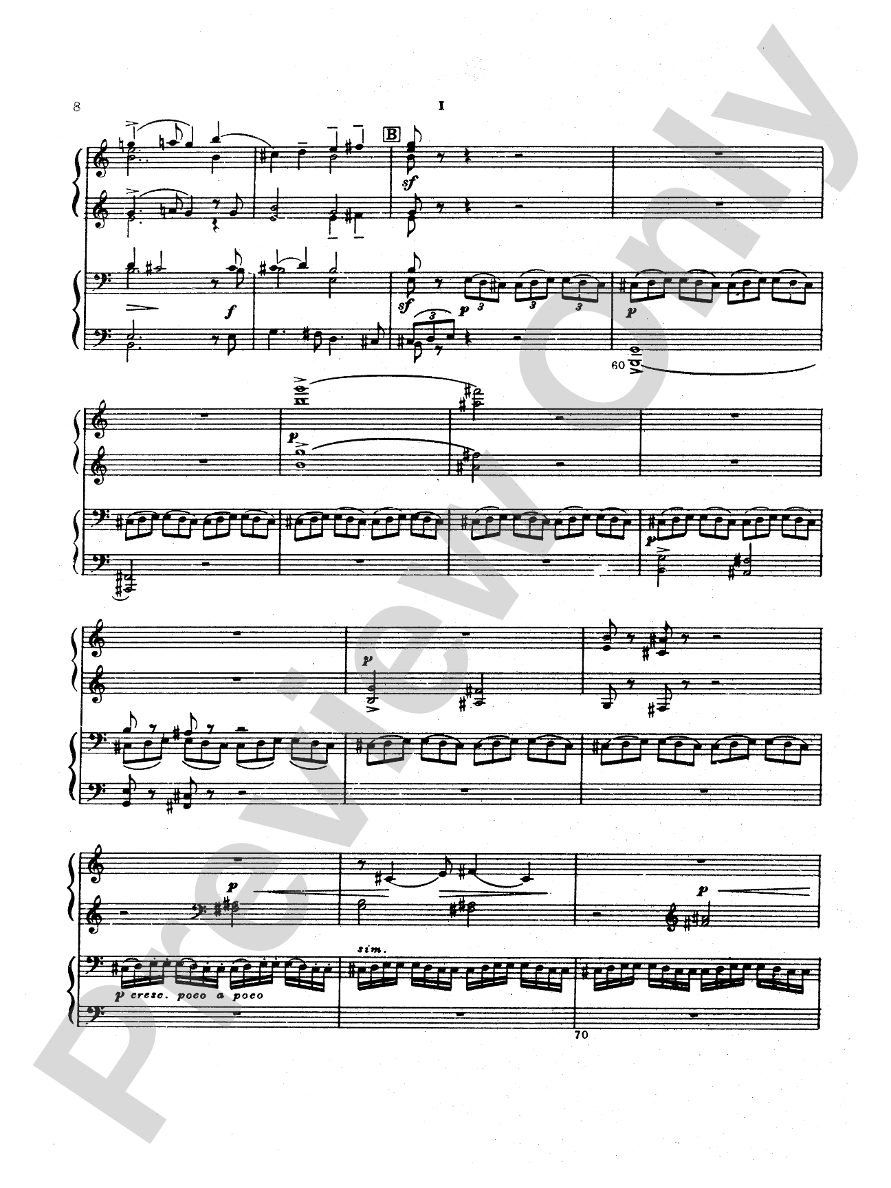 Tchaikovsky: Manfred Symphony, Op. 58: Piano Duet (1 Piano, 4 Hands) Book