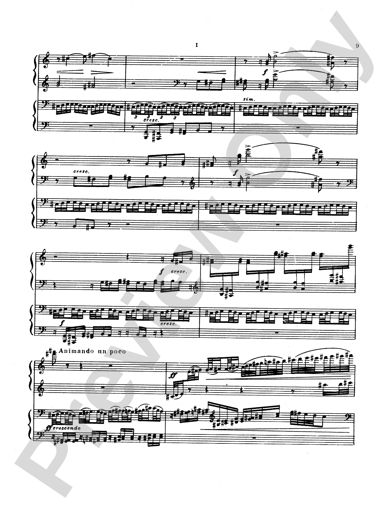 Tchaikovsky: Manfred Symphony, Op. 58: Piano Duet (1 Piano, 4 Hands) Book