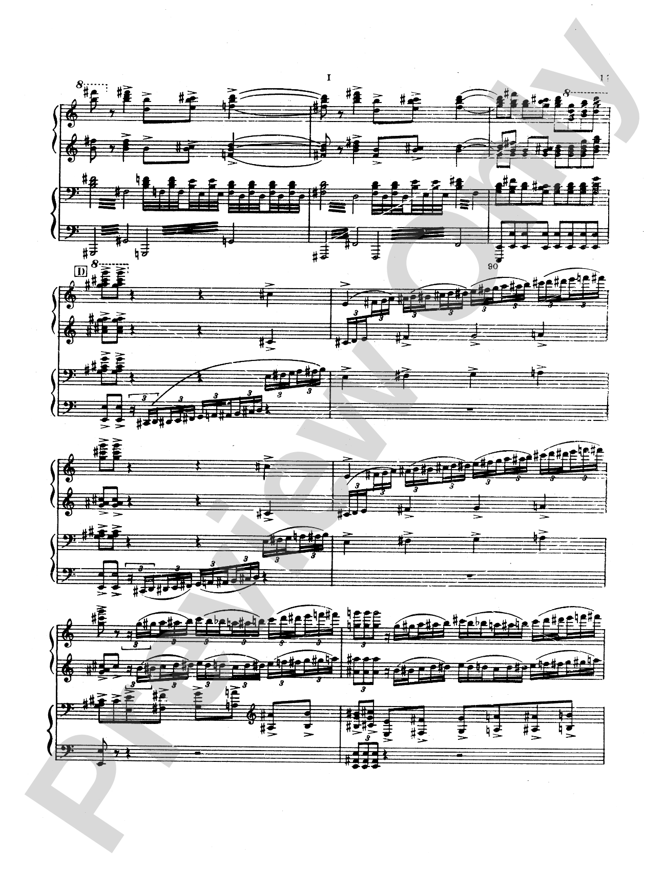 Tchaikovsky: Manfred Symphony, Op. 58: Piano Duet (1 Piano, 4 Hands) Book