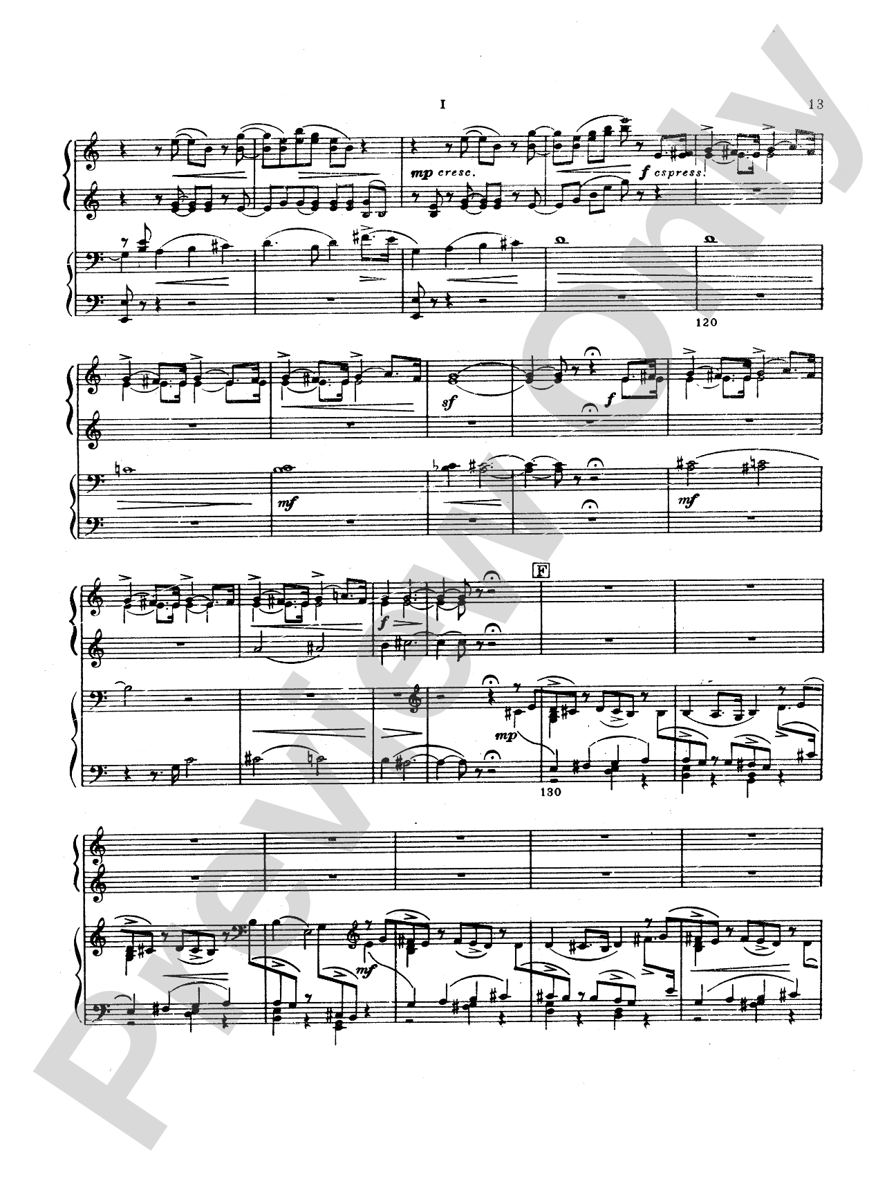 Tchaikovsky: Manfred Symphony, Op. 58: Piano Duet (1 Piano, 4 Hands) Book