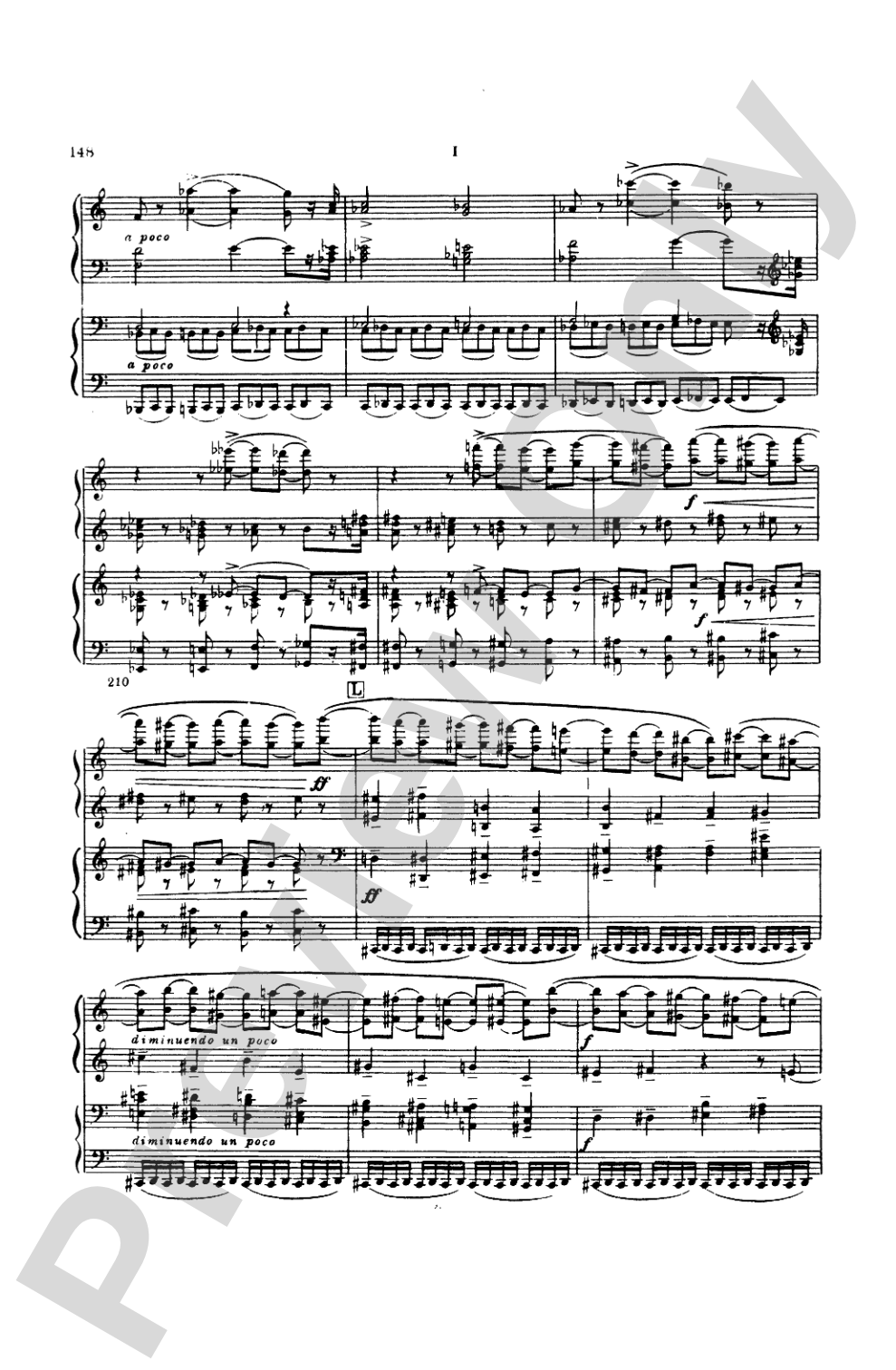 Tchaikovsky: Symphony No. 6 in B Minor, Op. 74 "Pathetique": Piano Duet (1 Piano, 4 Hands) Book