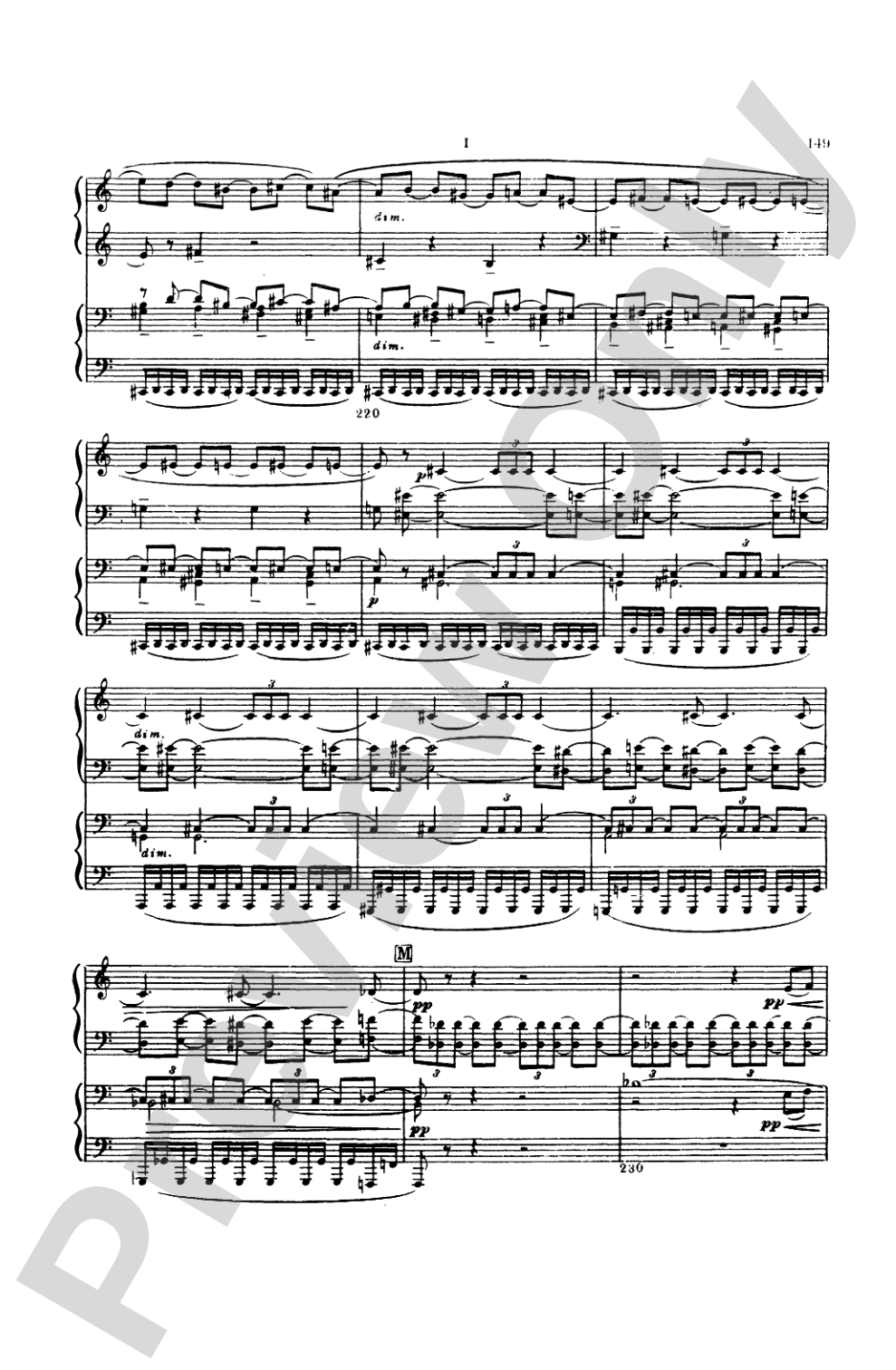 Tchaikovsky: Symphony No. 6 in B Minor, Op. 74 "Pathetique": Piano Duet (1 Piano, 4 Hands) Book
