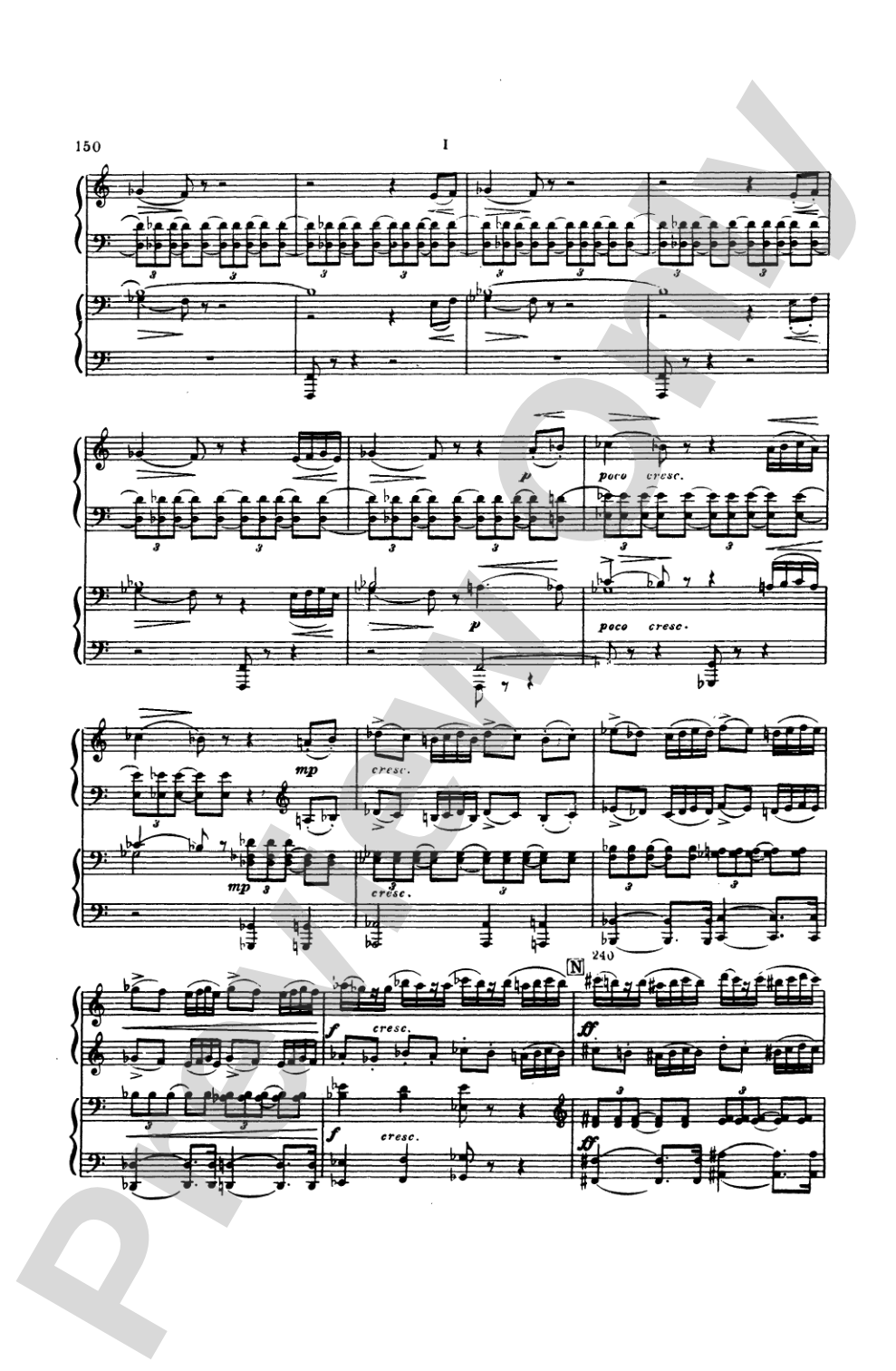 Tchaikovsky: Symphony No. 6 in B Minor, Op. 74 "Pathetique": Piano Duet (1 Piano, 4 Hands) Book