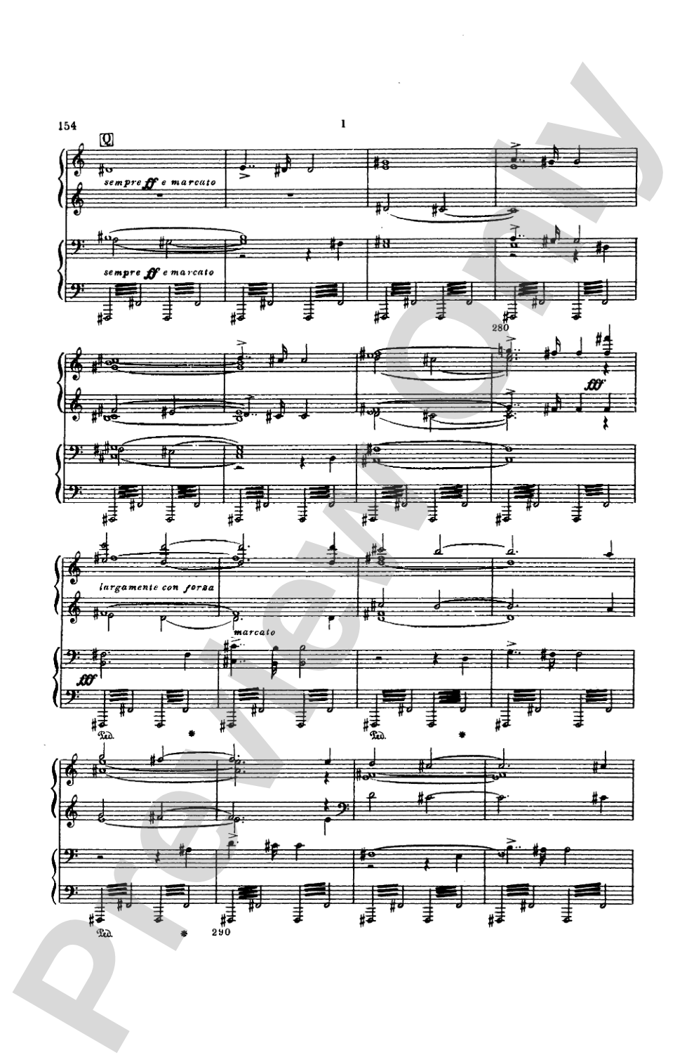 Tchaikovsky: Symphony No. 6 in B Minor, Op. 74 "Pathetique": Piano Duet (1 Piano, 4 Hands) Book