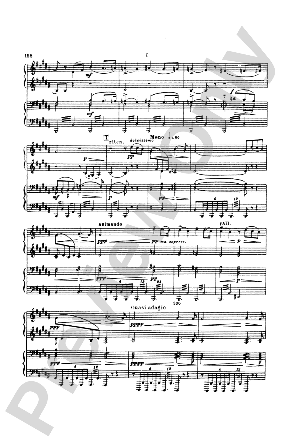 Tchaikovsky: Symphony No. 6 in B Minor, Op. 74 "Pathetique": Piano Duet (1 Piano, 4 Hands) Book