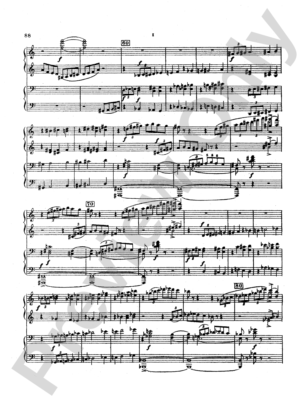 Tchaikovsky: Suite No. 2 in C Major, Op. 53: Piano Duet (1 Piano, 4 Hands) Book