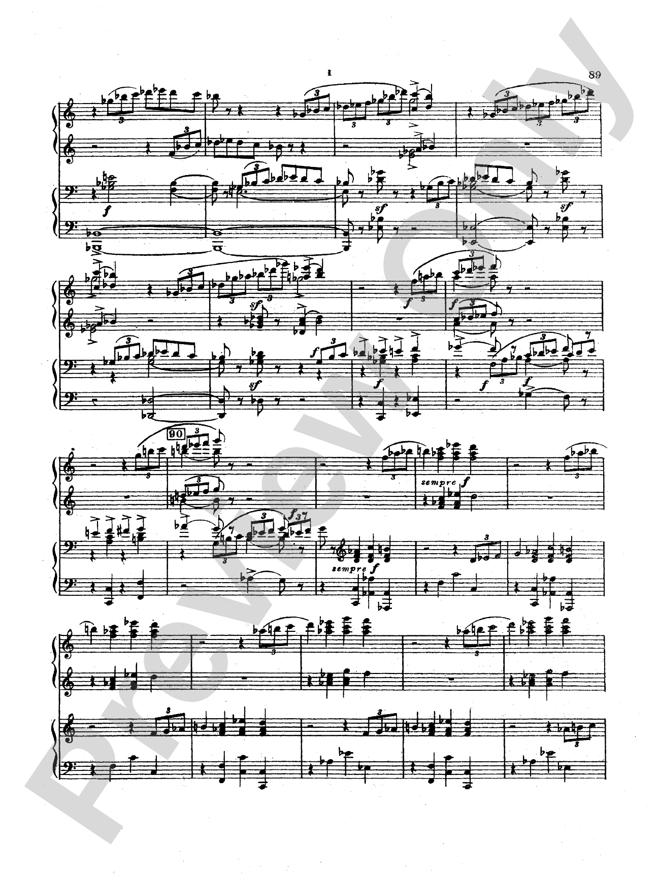 Tchaikovsky: Suite No. 2 in C Major, Op. 53: Piano Duet (1 Piano, 4 Hands) Book