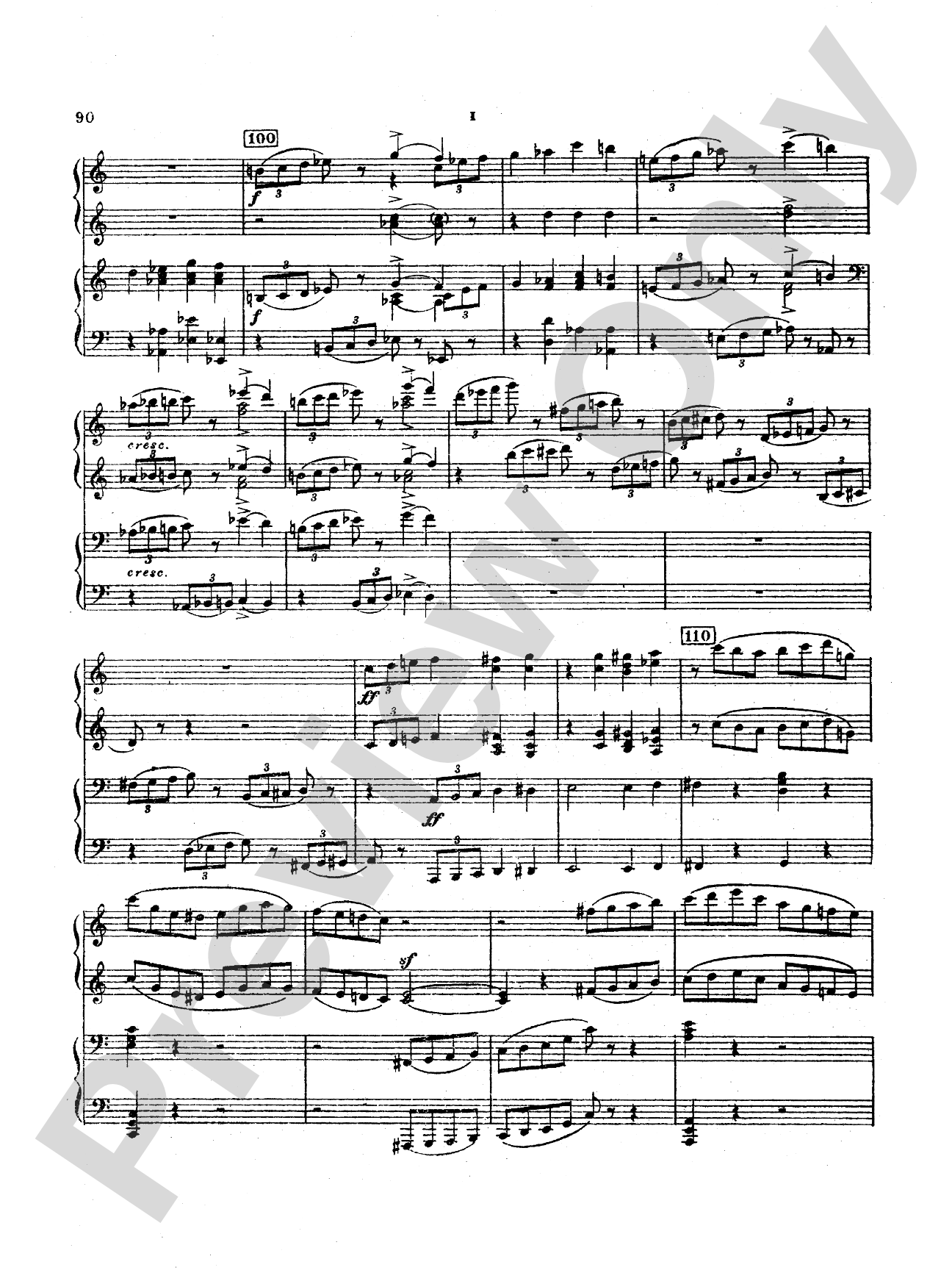 Tchaikovsky: Suite No. 2 in C Major, Op. 53: Piano Duet (1 Piano, 4 Hands) Book