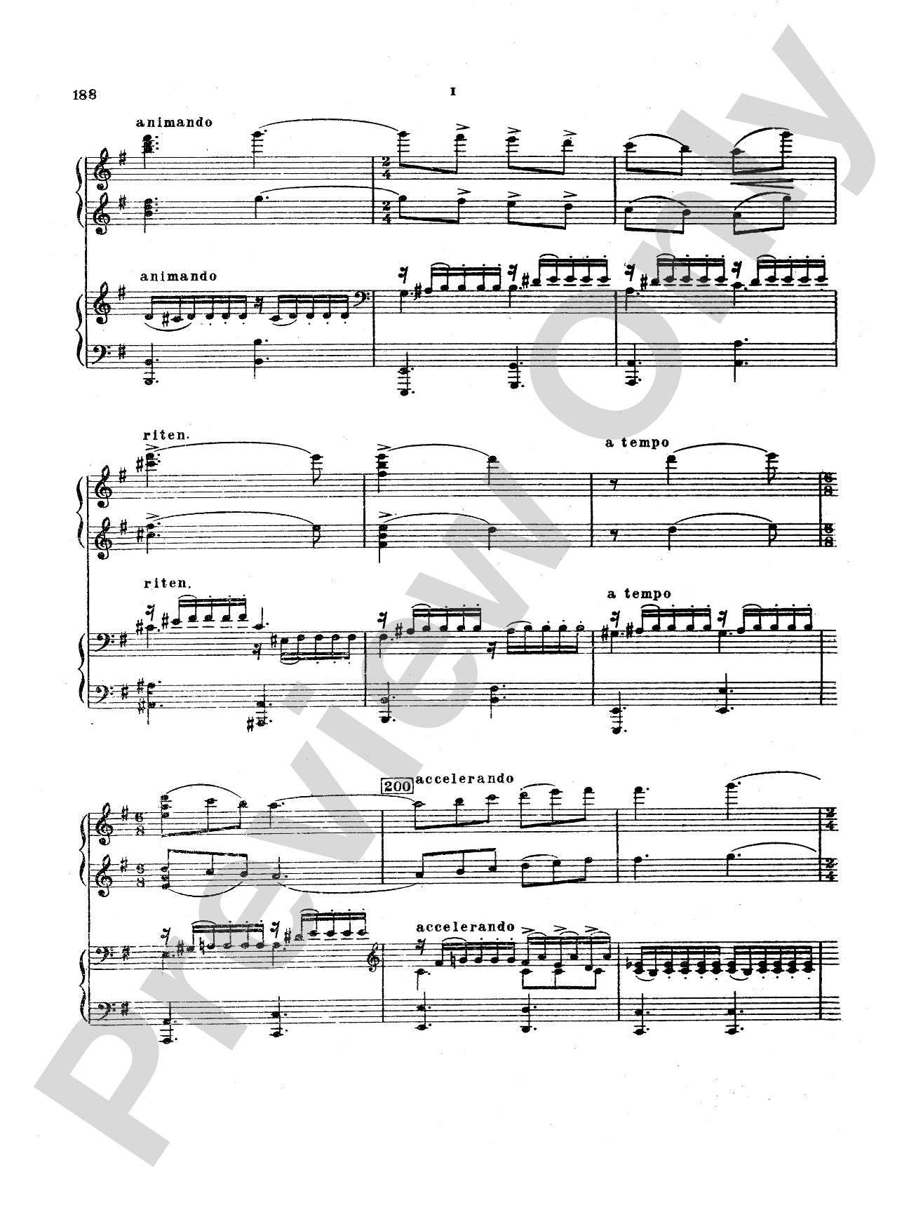 Tchaikovsky: Suite No. 3 in G Major, Op. 55: Piano Duet (1 Piano, 4 Hands) Book