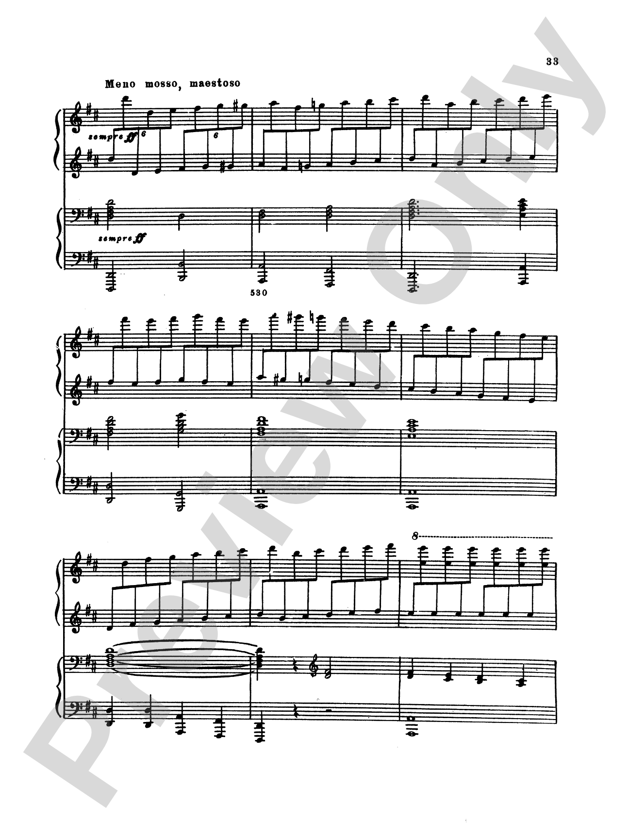 Tchaikovsky: Festival Overture on the Danish National hymn (Op. 15) and Capriccio Italien (Op. 45): Piano Duet (1 Piano, 4 Hands) Comb Bound Book (2 copies required)
