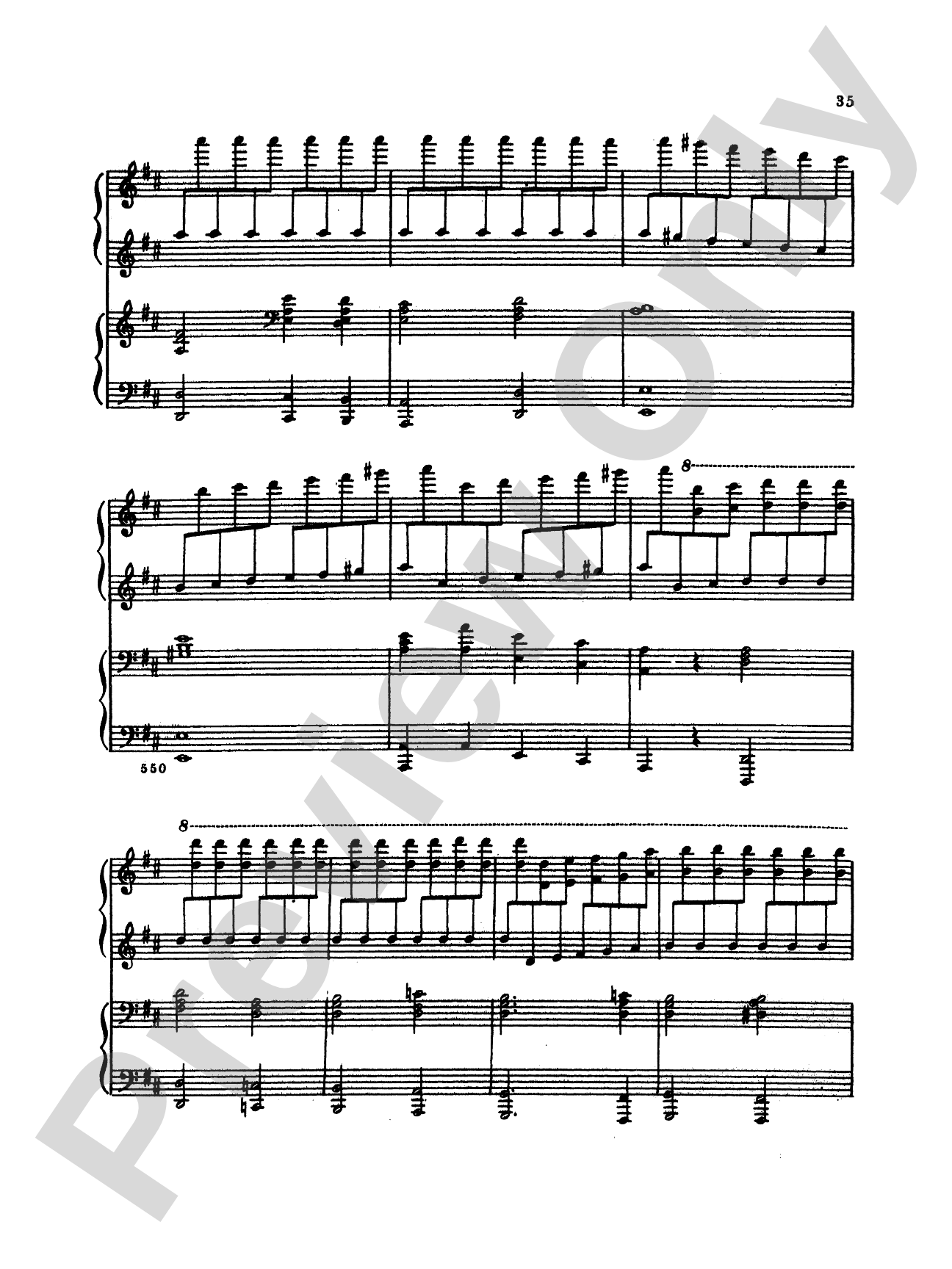 Tchaikovsky: Festival Overture on the Danish National hymn (Op. 15) and Capriccio Italien (Op. 45): Piano Duet (1 Piano, 4 Hands) Comb Bound Book (2 copies required)