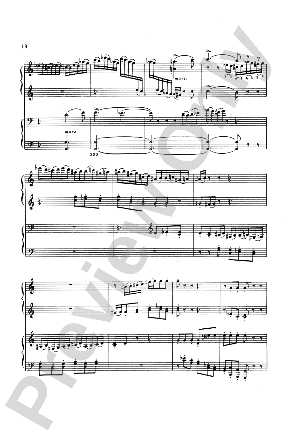 Tchaikovsky: Serenade for String Orchestra in C Major (Op. 48) and Marche Slav (Op. 31): Piano Duet (1 Piano, 4 Hands) Book
