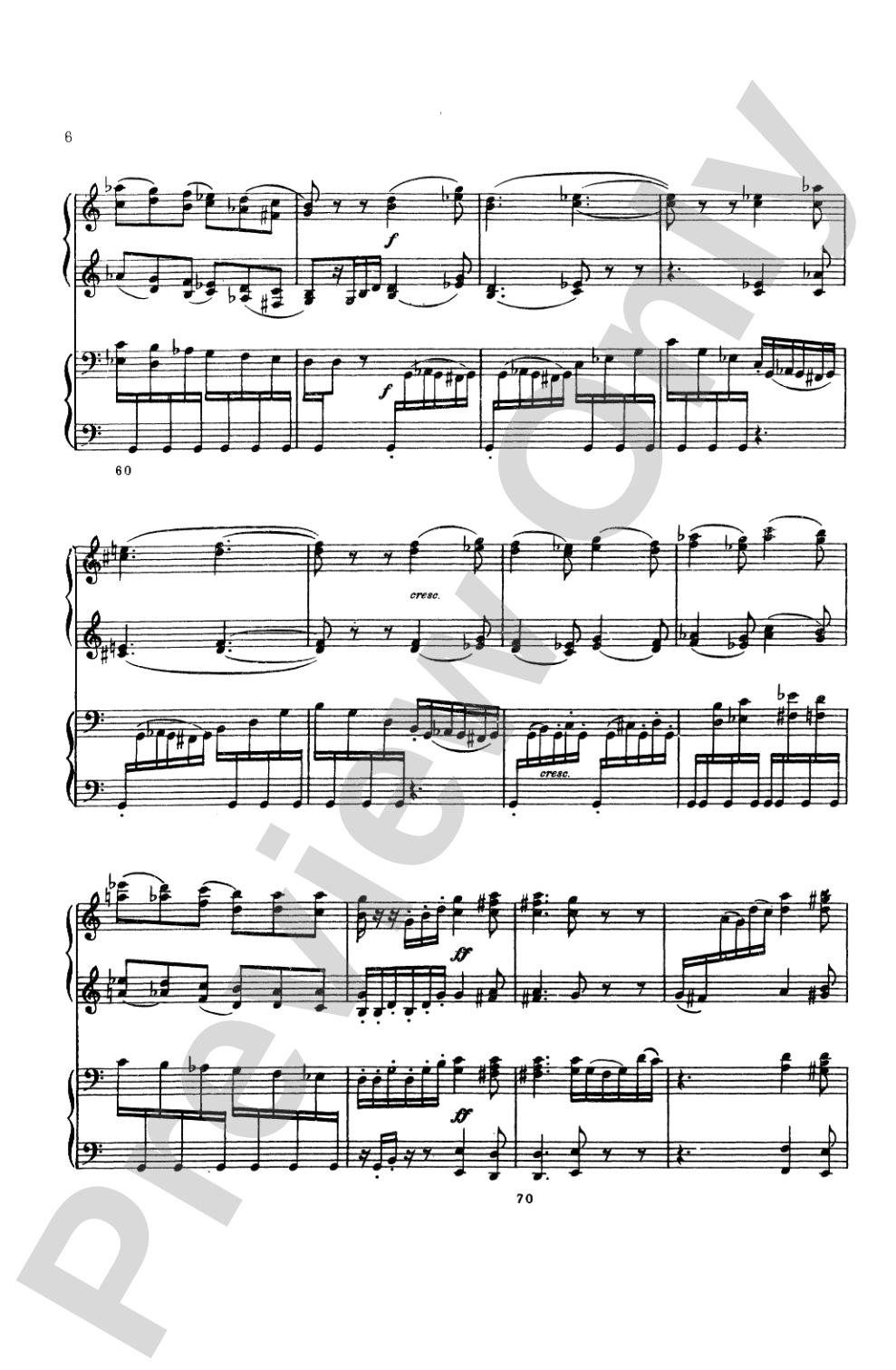 Tchaikovsky: Serenade for String Orchestra in C Major (Op. 48) and Marche Slav (Op. 31): Piano Duet (1 Piano, 4 Hands) Book