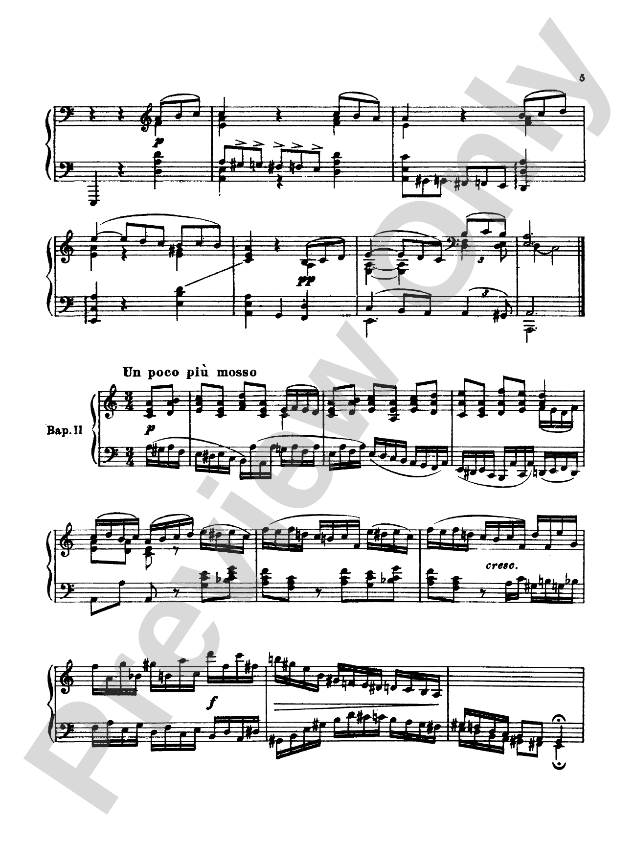 Tchaikovsky: Collection I (4 Piano Pieces): Piano Book