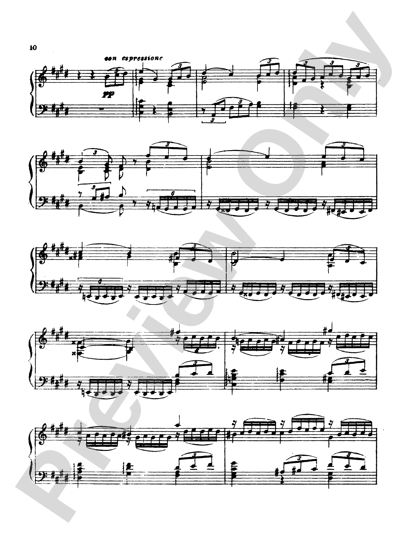 Tchaikovsky: Collection I (4 Piano Pieces): Piano Book
