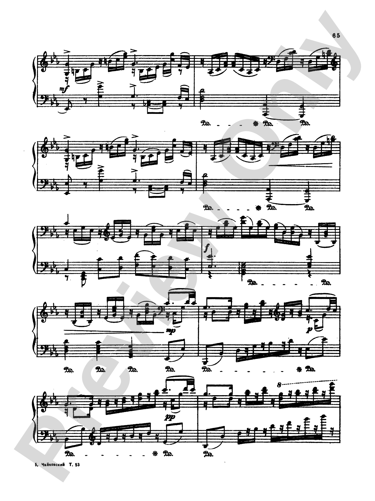 Tchaikovsky: Collection II (6 Piano Pieces)
