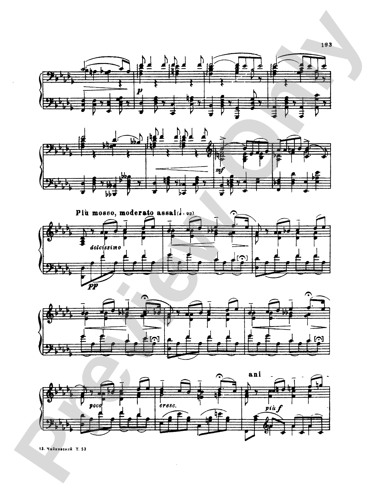 Tchaikovsky: Eighteen Piano Pieces, Op. 72; Aveu Passionne; Valse, Op. 40, No. 9, 1st Version