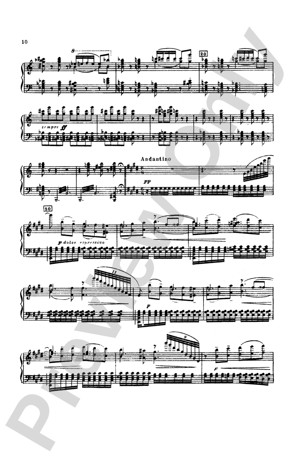 Tchaikovsky: The Sleeping Beauty, Op. 66: Piano Book