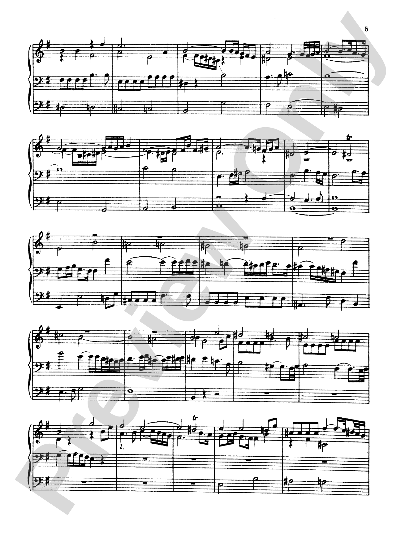 Bruhns: Three Preludes and Fugues: Organ Book