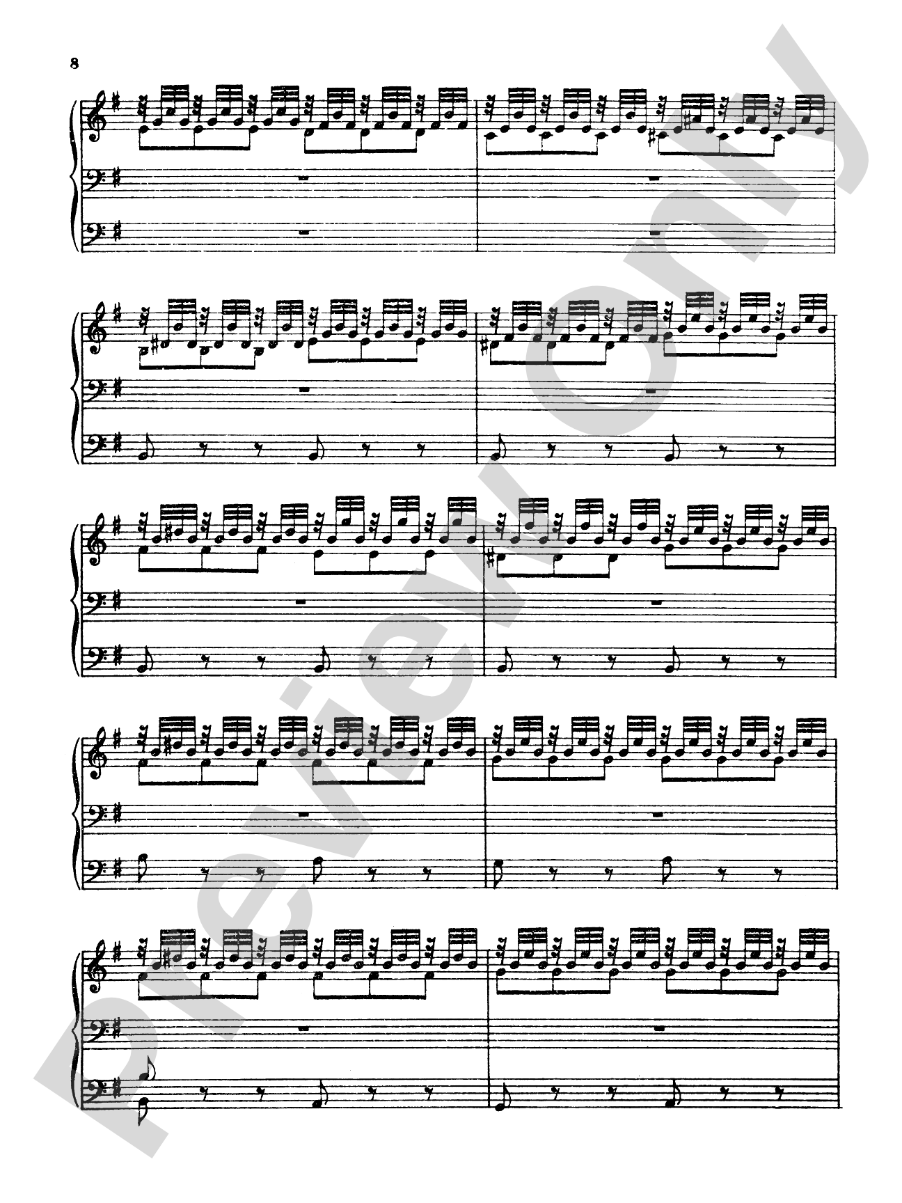Bruhns: Three Preludes and Fugues: Organ Book