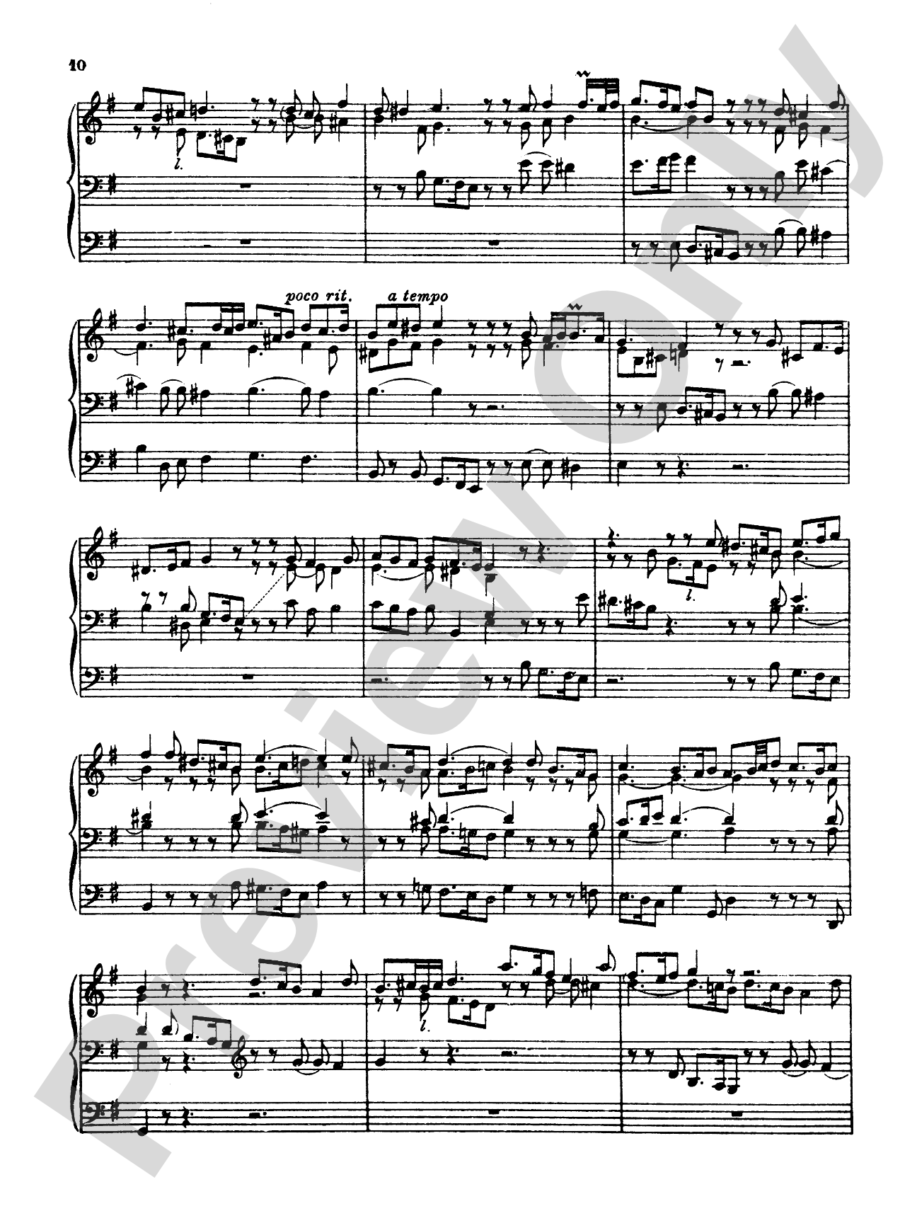 Bruhns: Three Preludes and Fugues: Organ Book