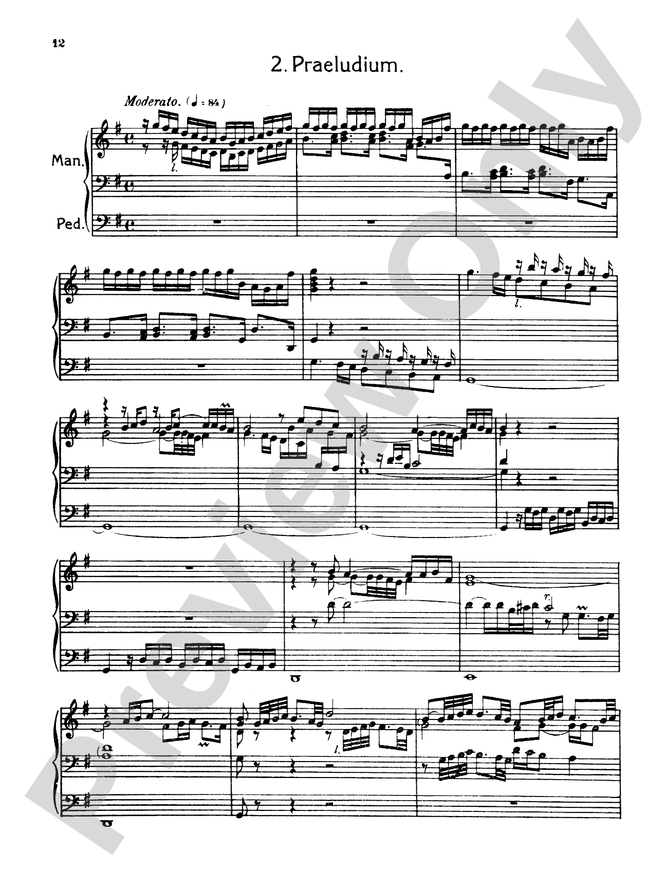 Bruhns: Three Preludes and Fugues